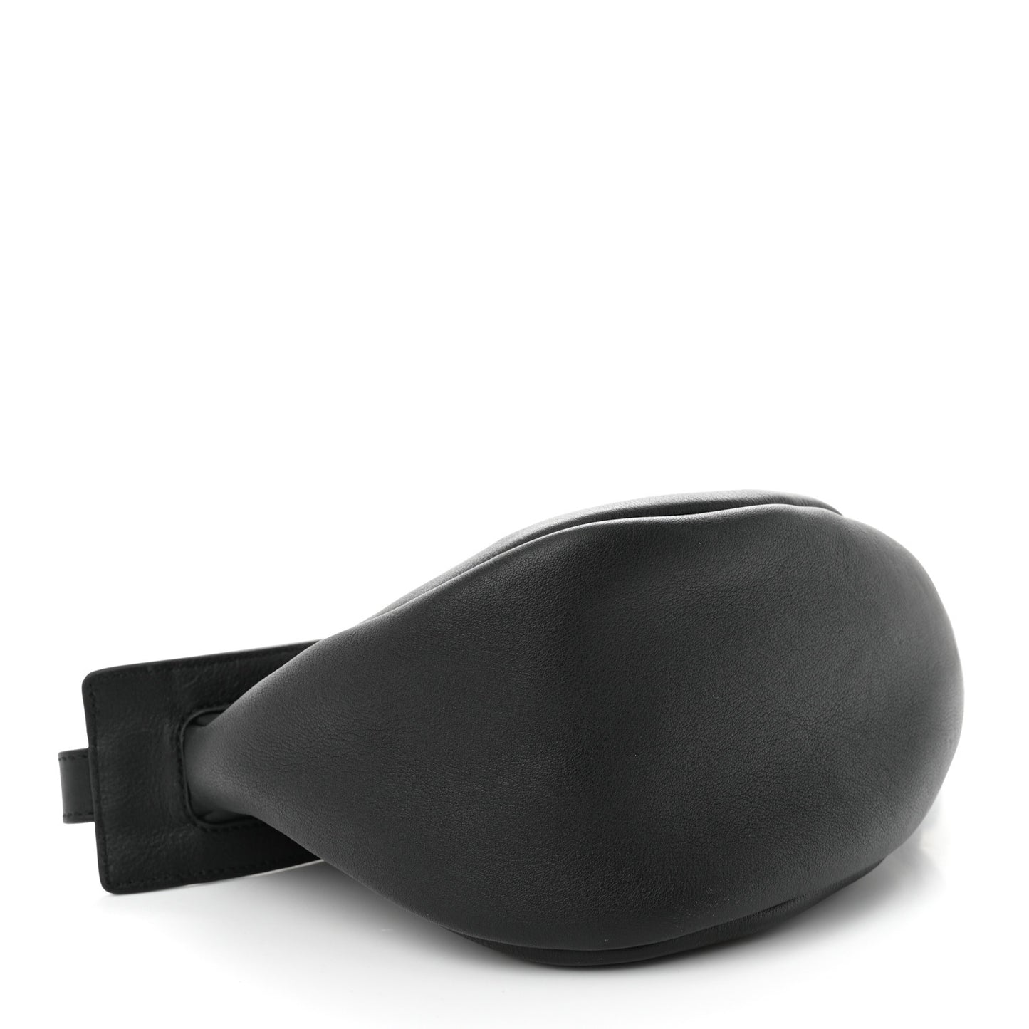 Smooth Calfskin Small Slouchy Banana Bag Black