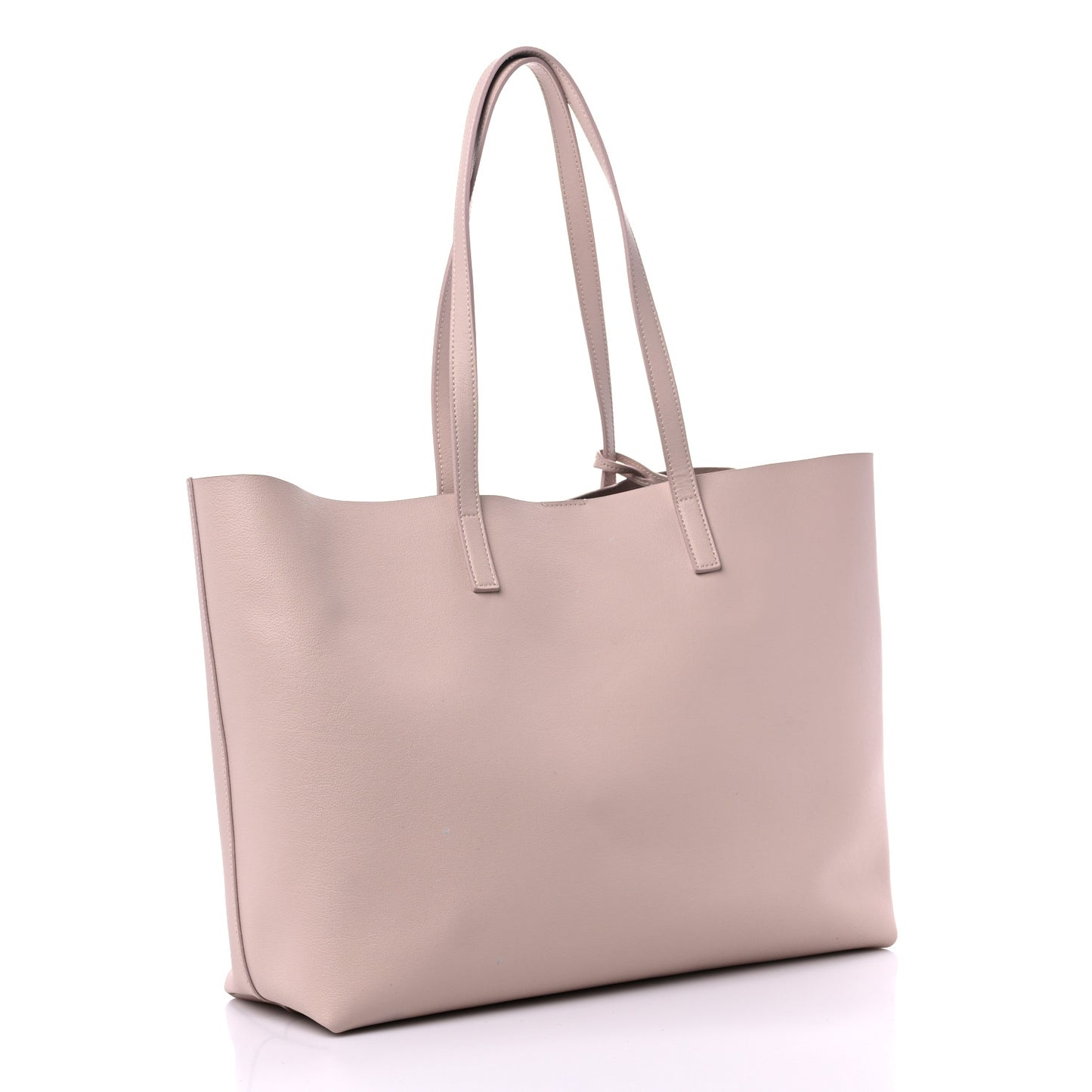 Calfskin Large Shopping Tote Pale Blush