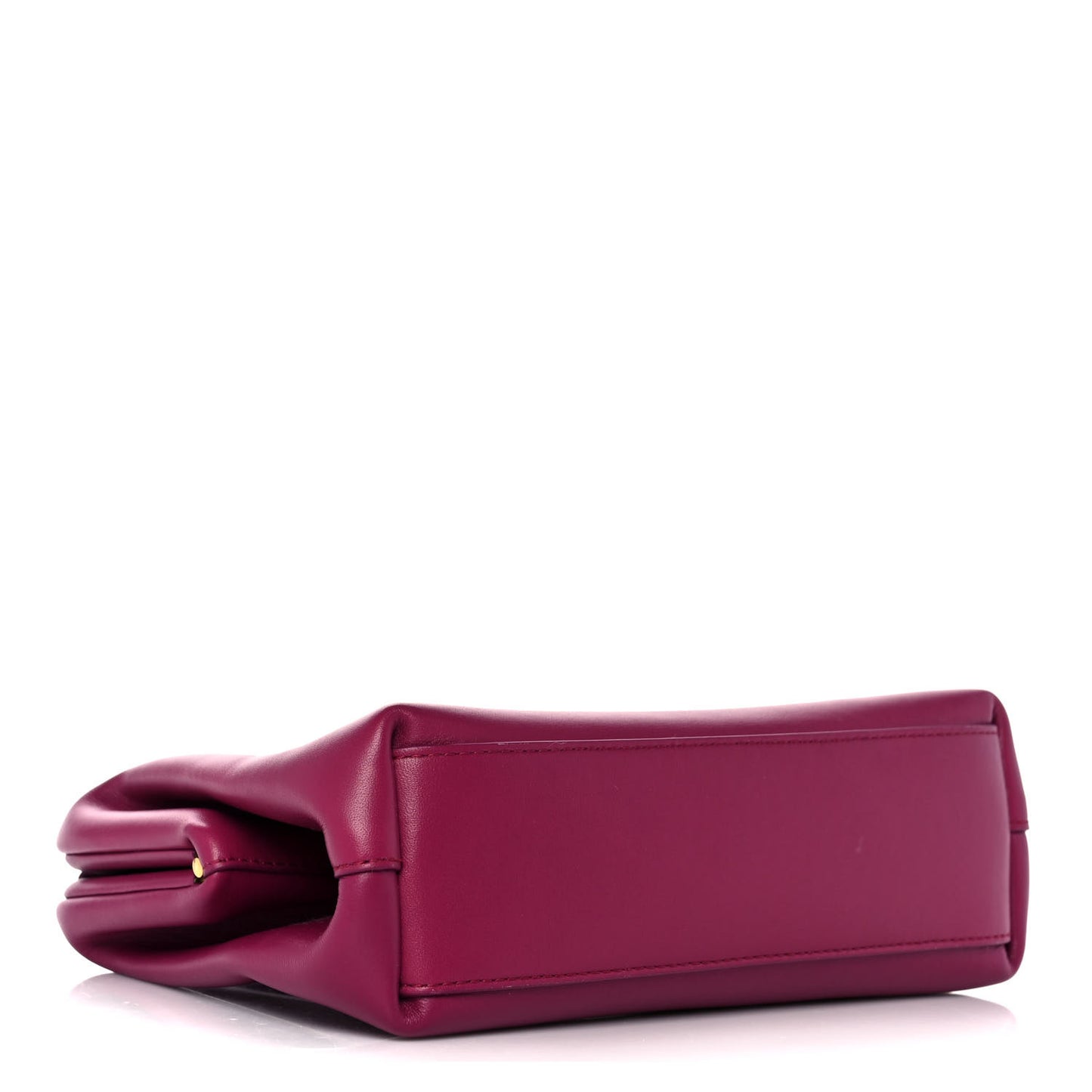 Calfskin Small The Point Triangle Bag Cinnabar