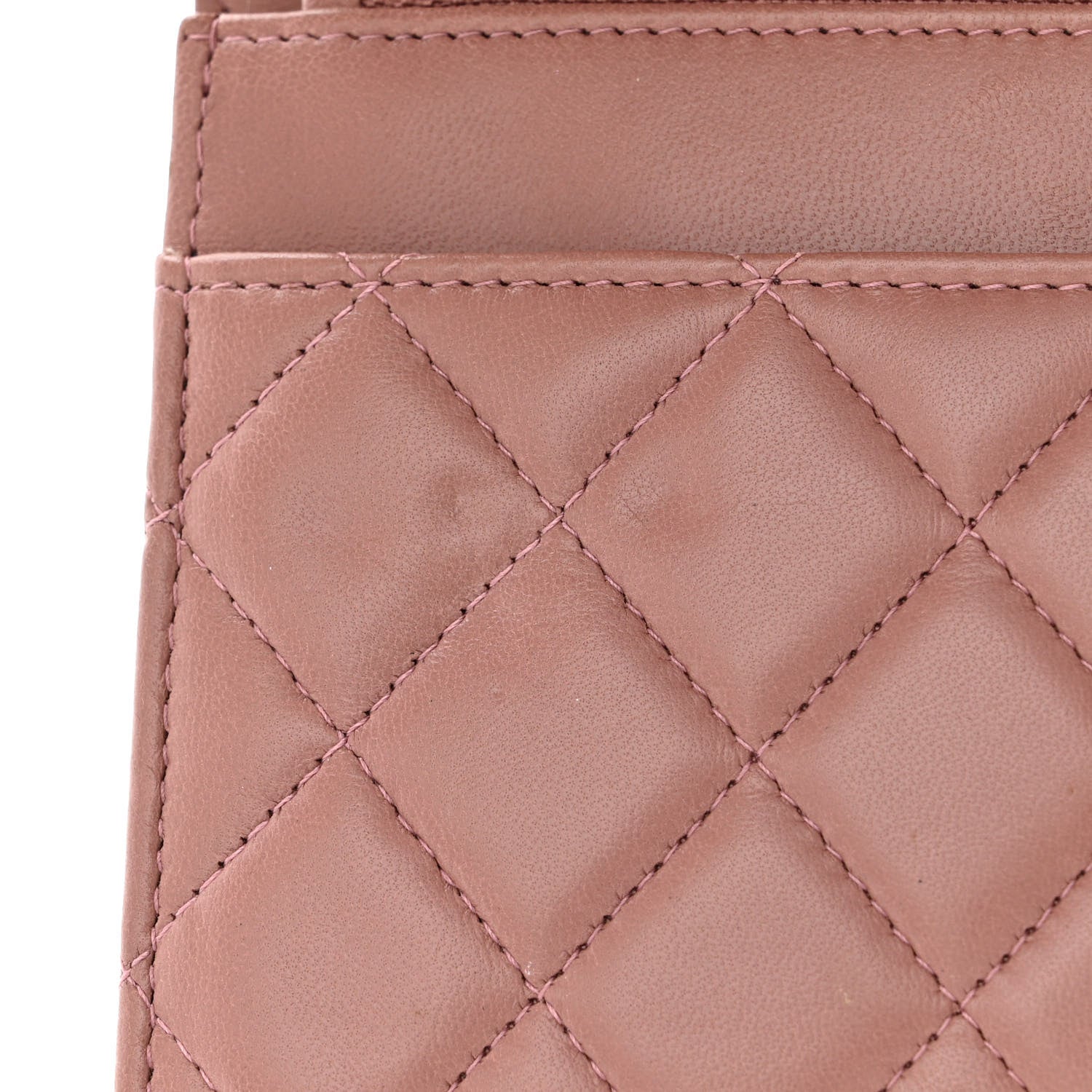 Chanel Lambskin Quilted Trendy CC Wallet On Chain WOC Nude 12 of 14