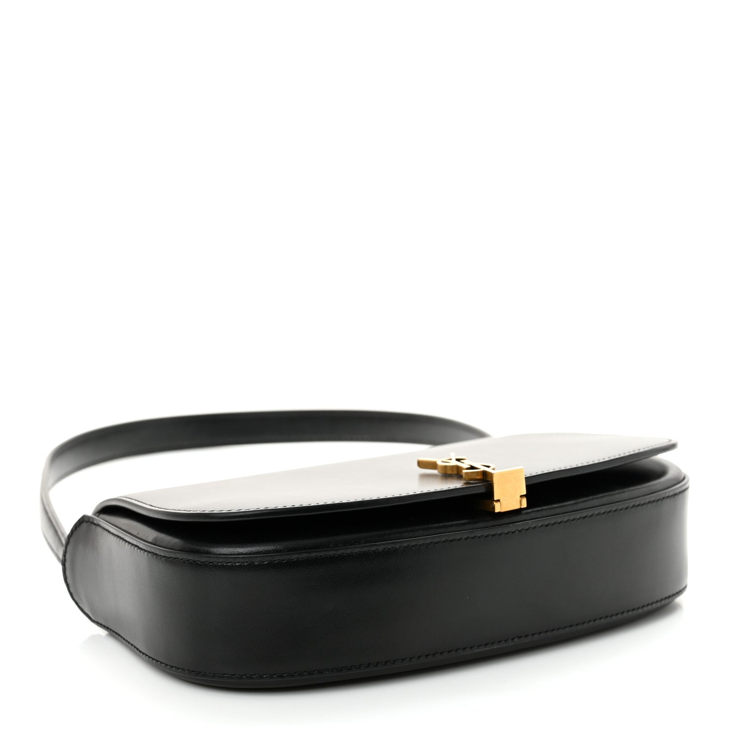 Box Calfskin Mini Voltaire Shoulder Bag Black