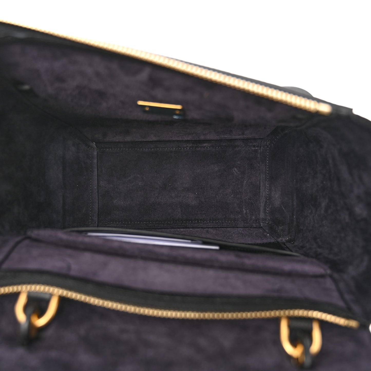 Grained Calfskin Micro Belt Bag Black