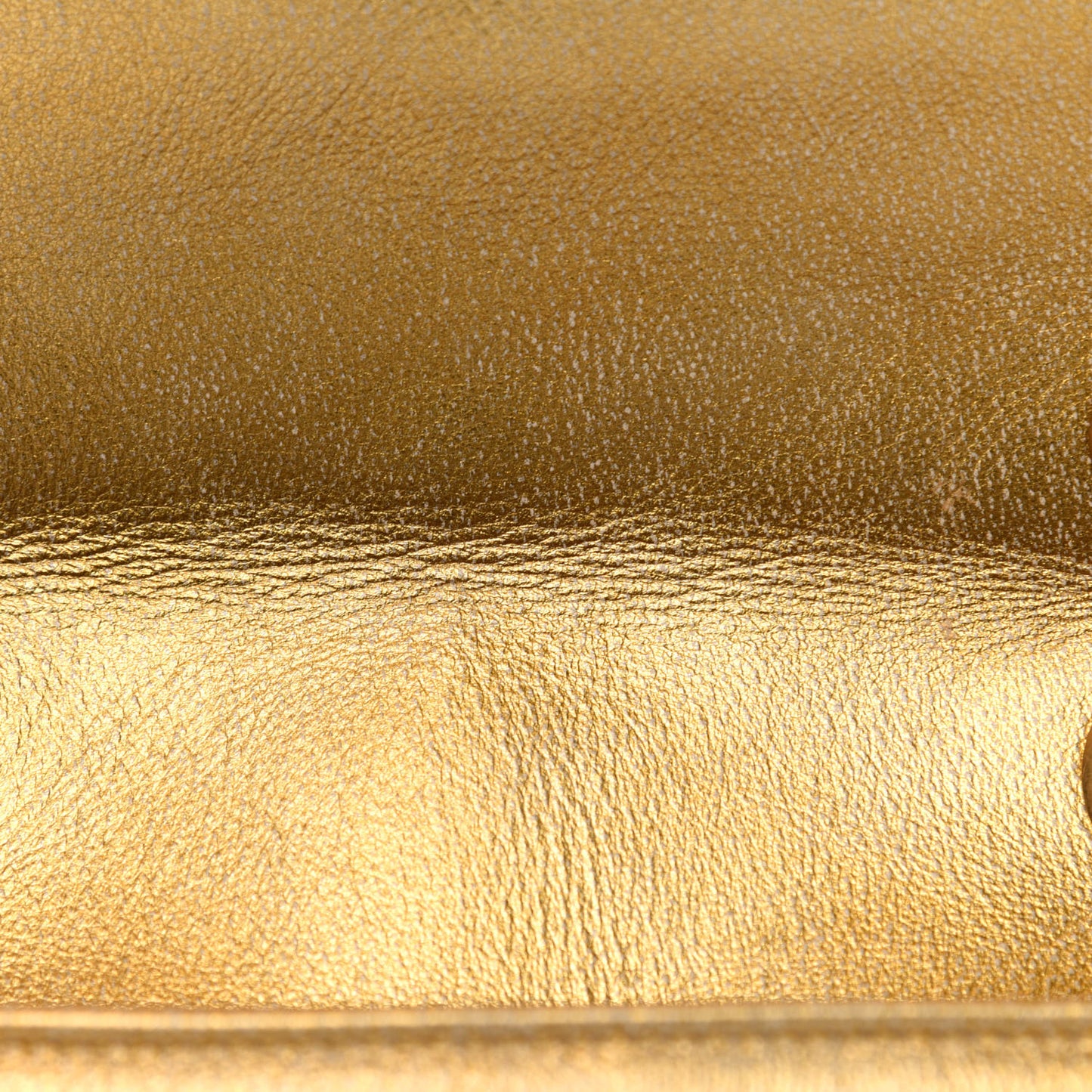 Metallic Calfskin Matelasse Mini GG Marmont Shoulder Bag Gold Pink