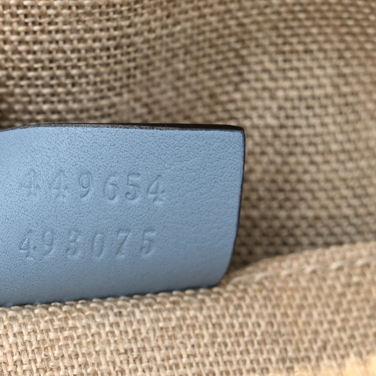 Microguccissima Mini Dome Bag Mineral Blue