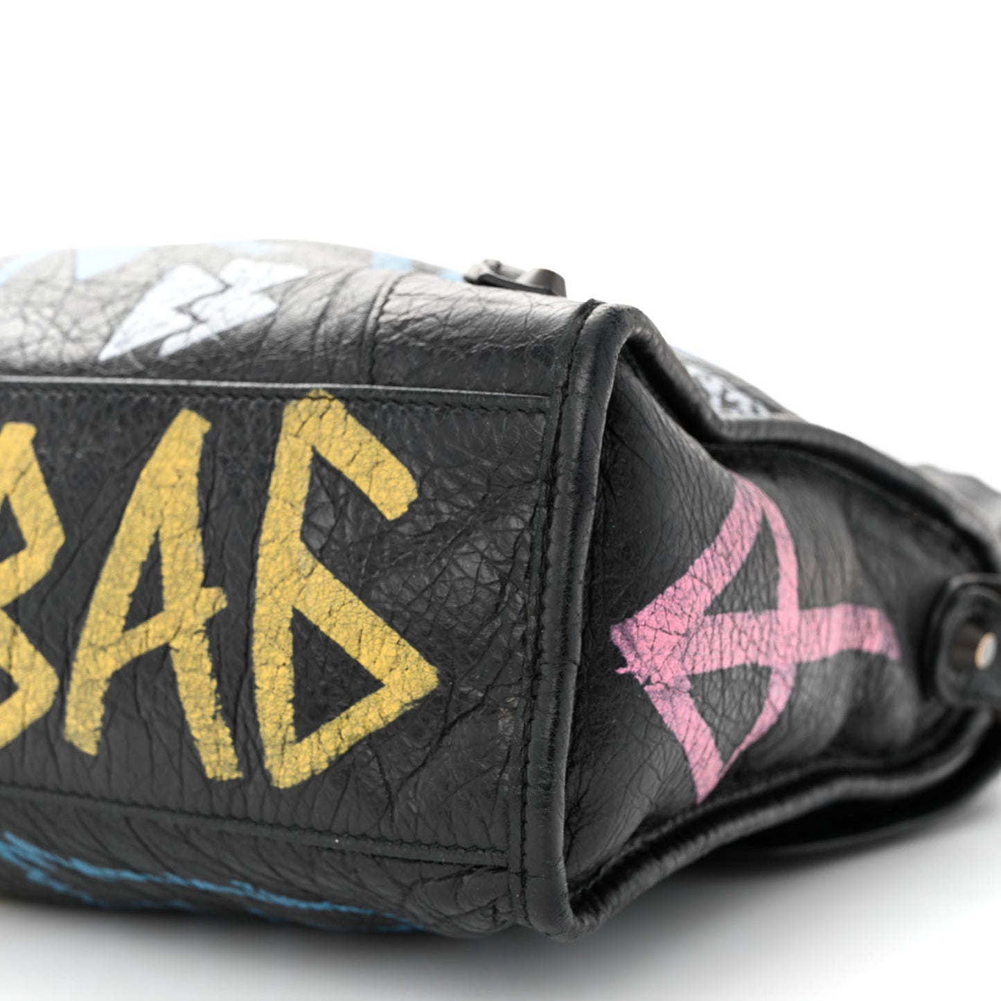 Agneau Graffiti All Over Classic Hardware S City Black Multicolor