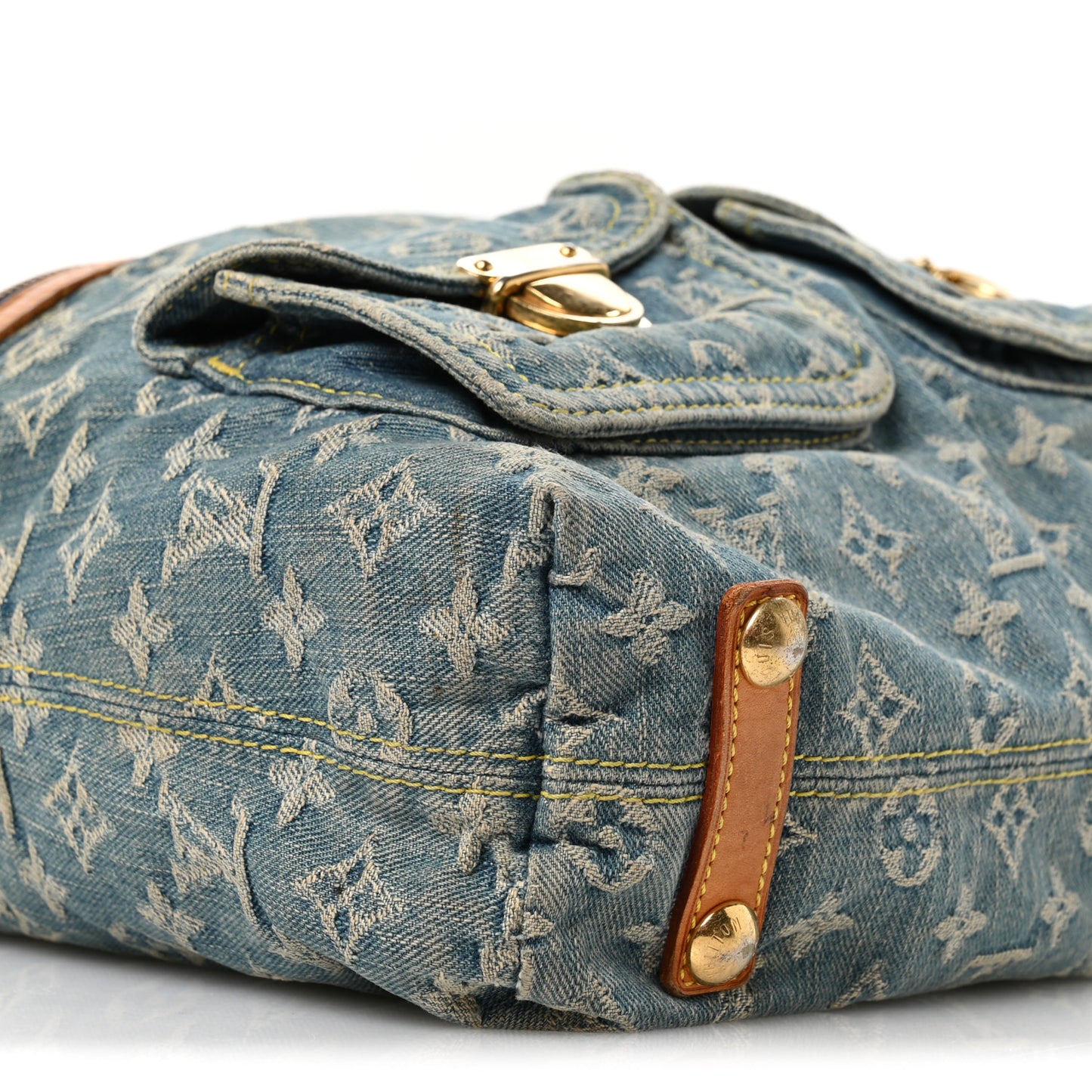 Denim Monogram Baggy GM Blue