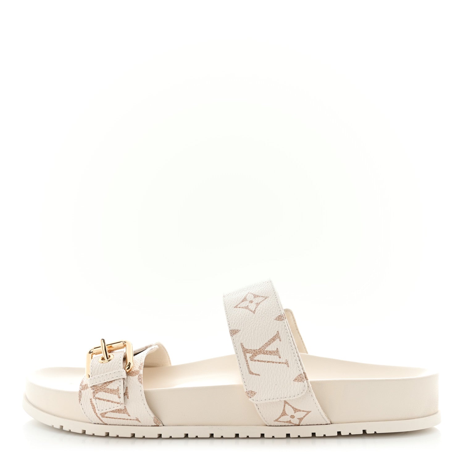 Louis Vuitton Monogram Bom Dia Flat Comfort Mule 42 Beige 1 of 9