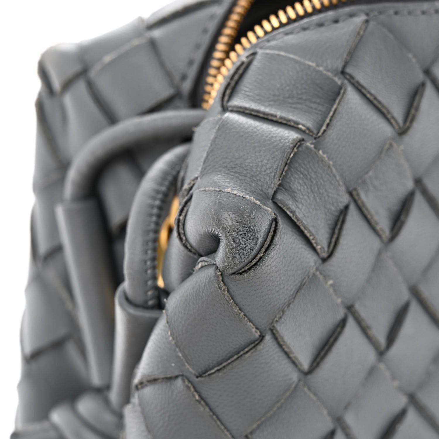 Bottega Veneta Nappa Intrecciato Small Loop Camera Bag Thunder 12 of 13