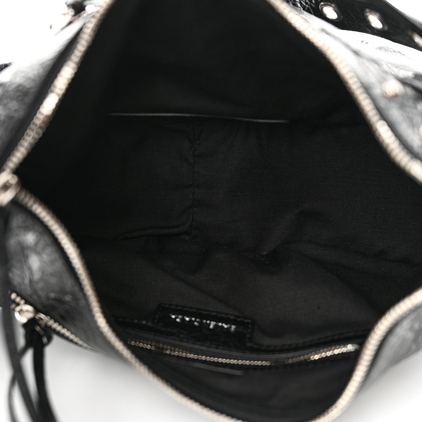 Agneau Arena Small Le Cagole Shoulder Bag Black