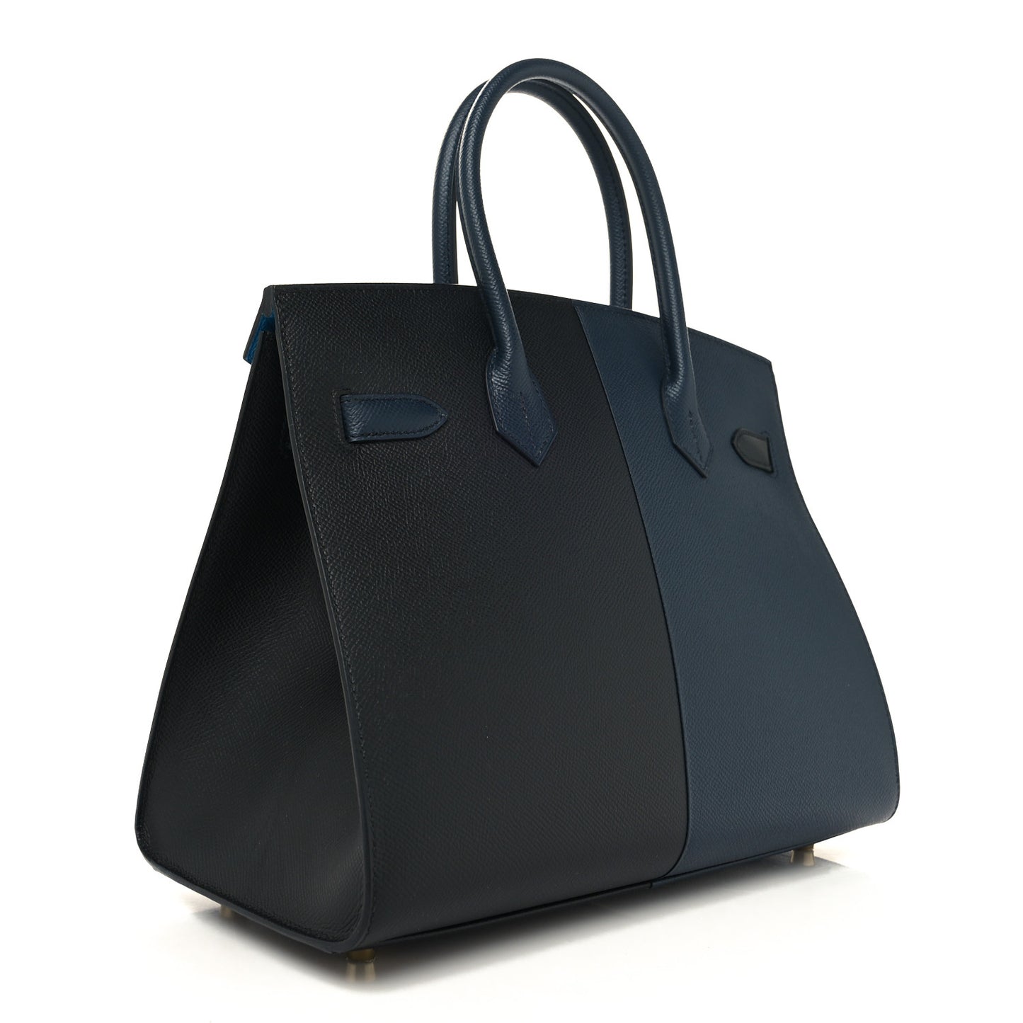 Epsom Casaque Birkin Sellier 30 Bleu Indigo Black Bleu Frida