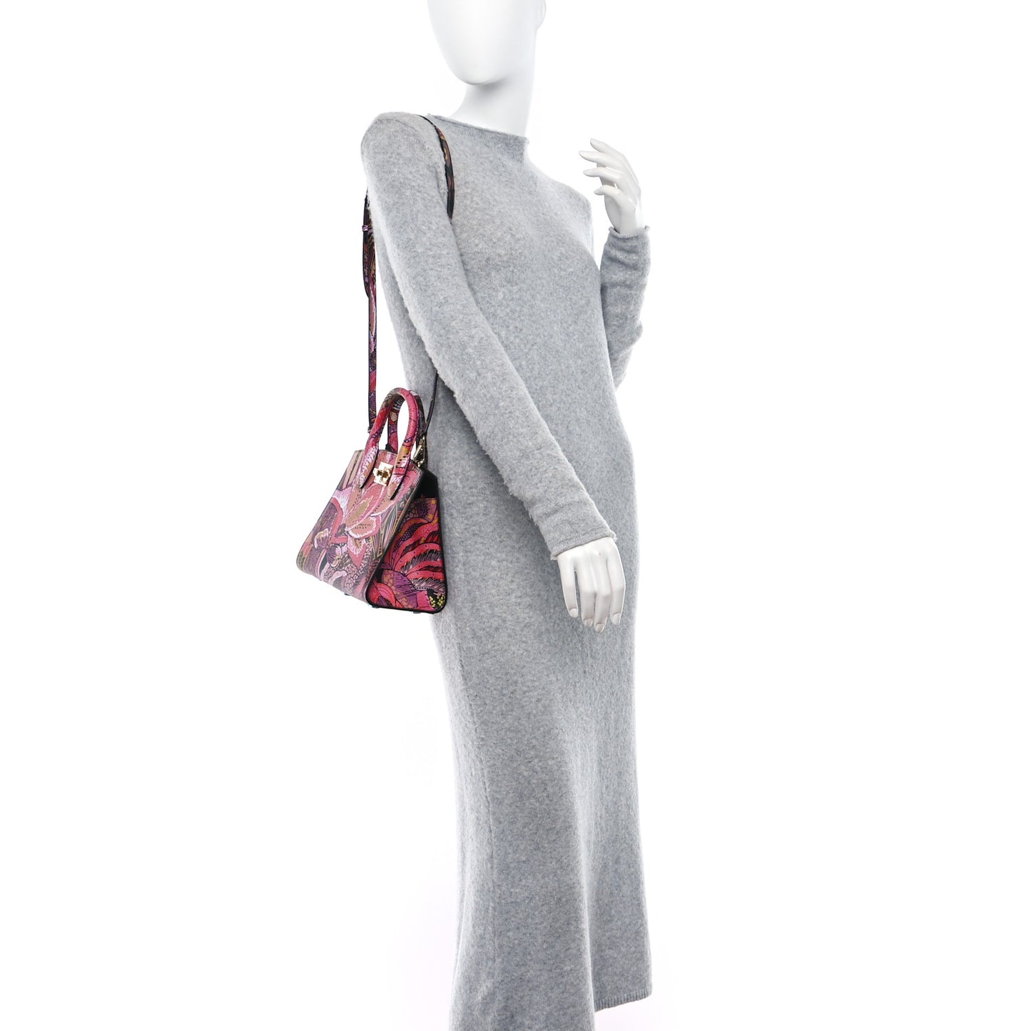 Calfskin Batik Print Small The Studio Bag Multicolor