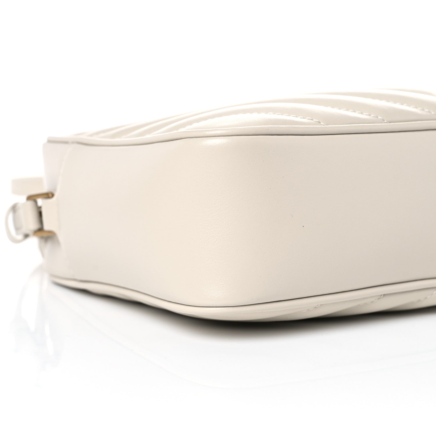 Saint Laurent Calfskin Matelasse Monogram Lou Camera Bag Crema Soft 8 of 10