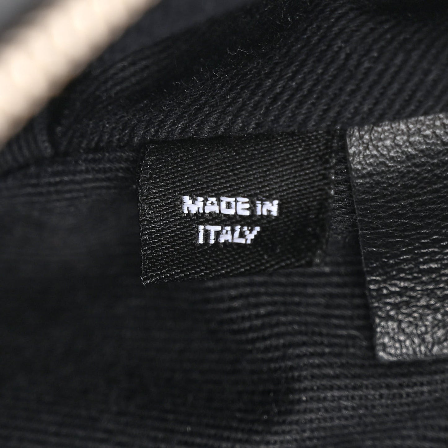 Calfskin Quilted Waist Belt Bag Black