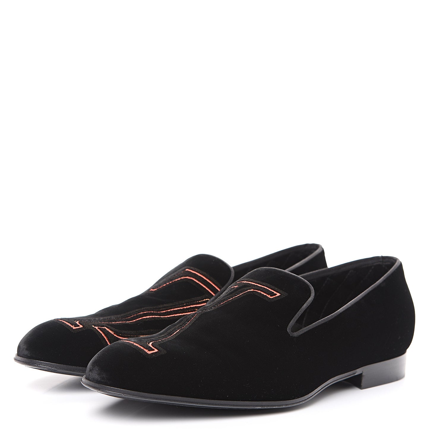 Velvet Upside Down Auteuil Slipper 7 Black