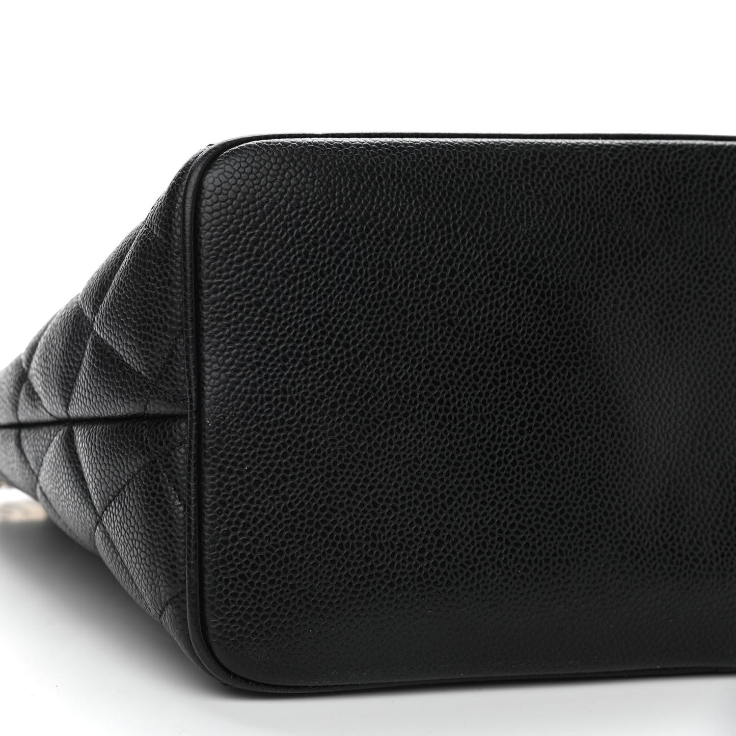 Caviar Quilted Medallion Tote Black
