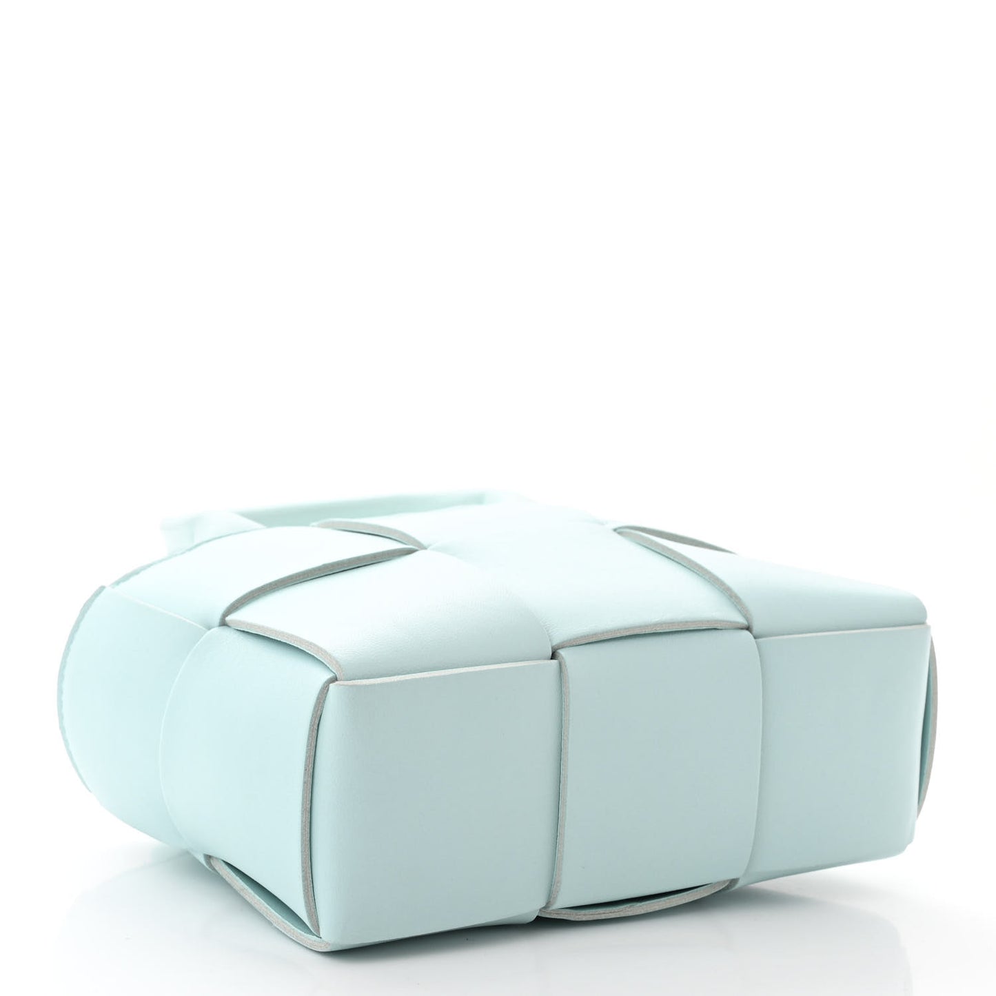 Nappa Maxi Intrecciato Mini Arco Tote Pale Blue