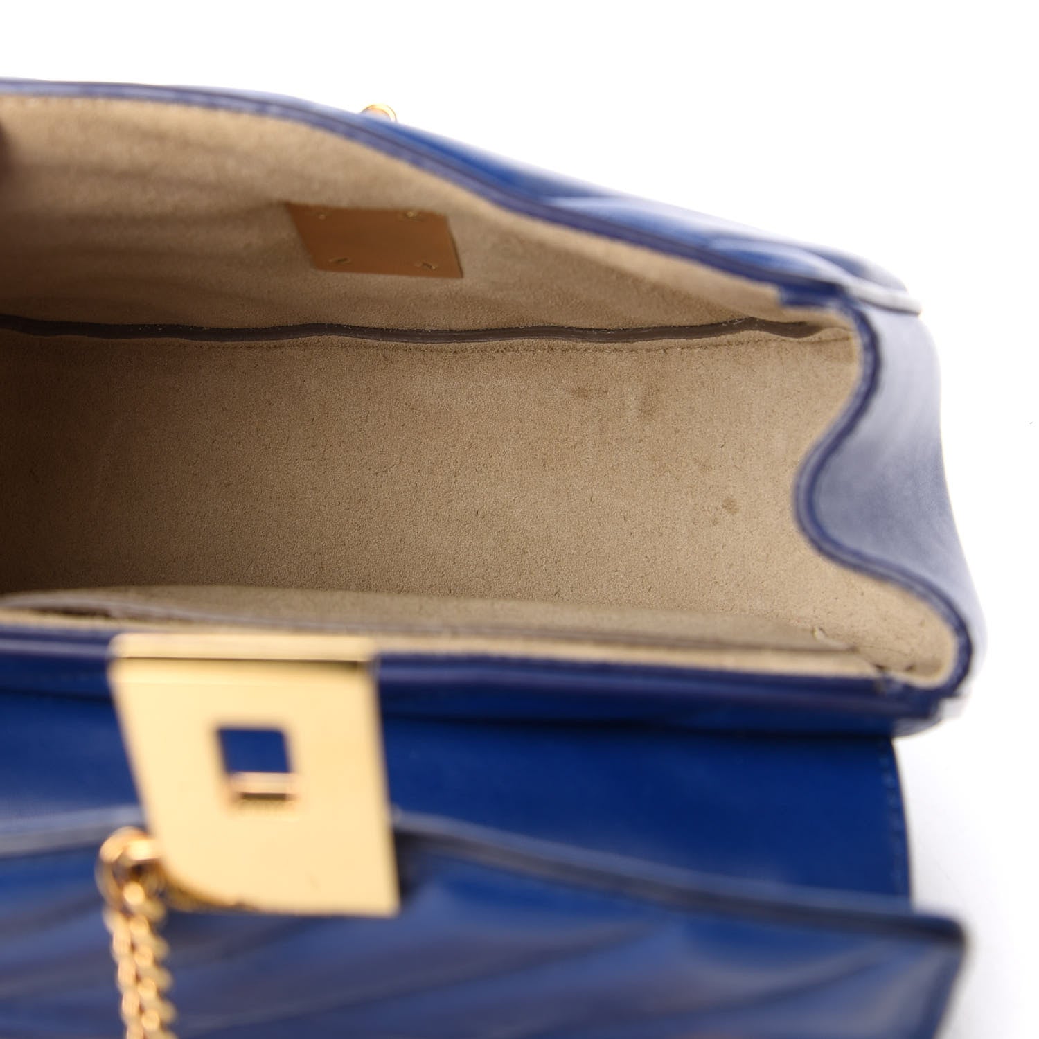 Chloe Calfskin Quilted Mini Drew Bijou Shoulder Bag Majesty Blue 5 of 10
