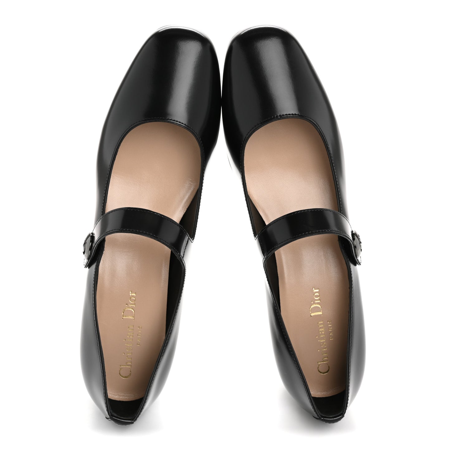 Brushed Calfskin Uniform 30mm Pumps 40 Black