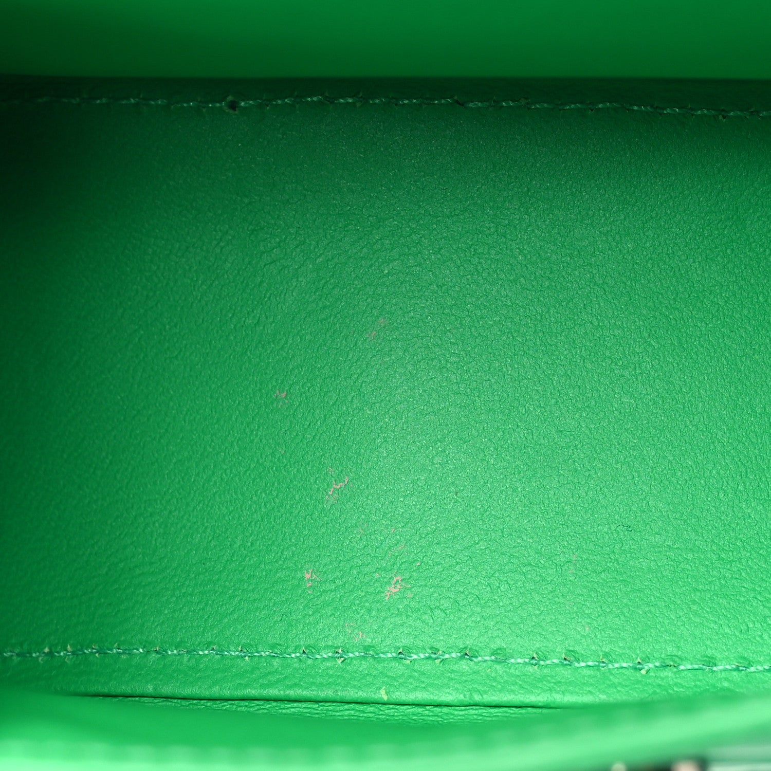 Balenciaga Shiny Calfskin Crocodile Embossed Hourglass Top Handle Bag XS Vivid Green 10 of 10