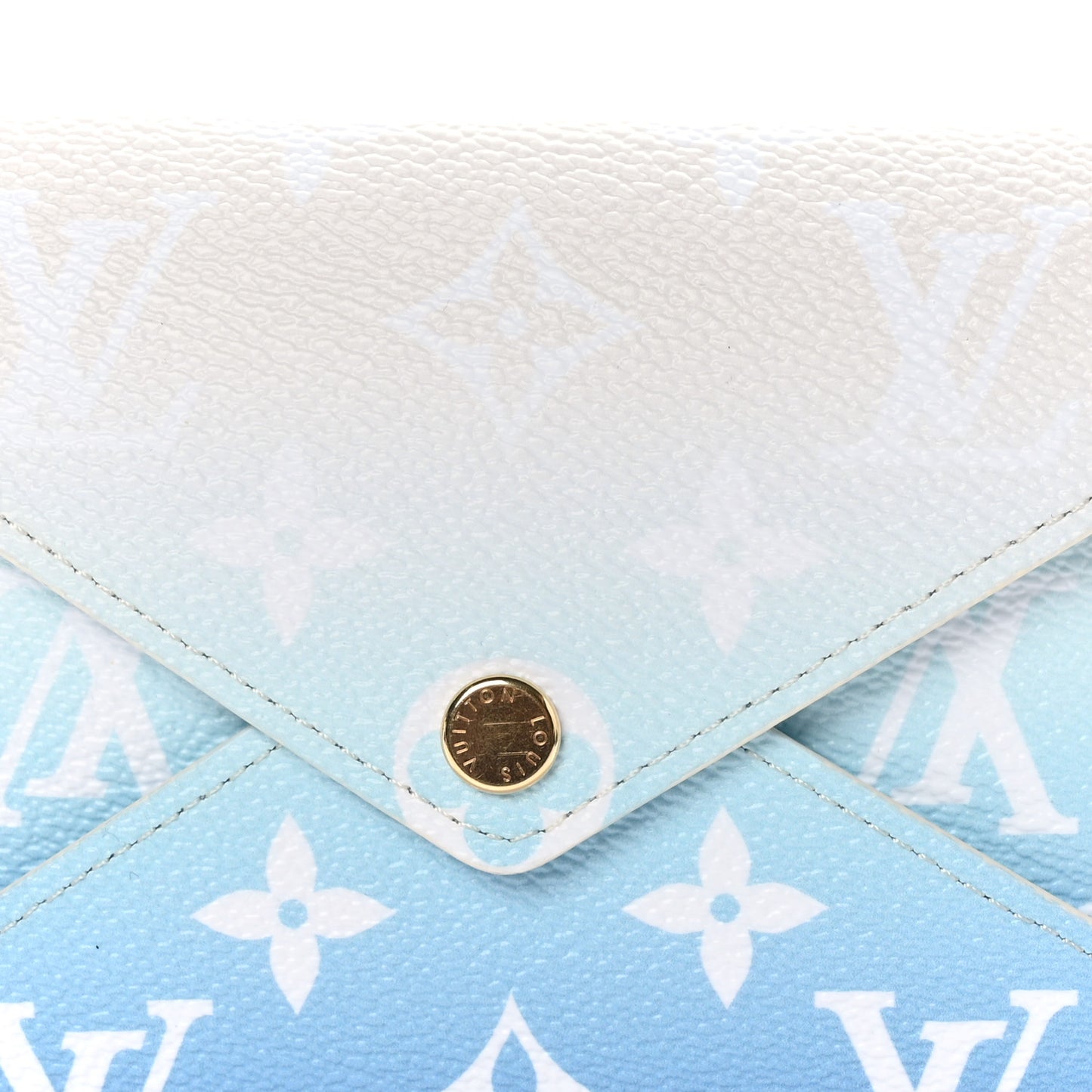 Monogram Giant By The Pool Medium Kirigami Pochette Insert Blue Mist