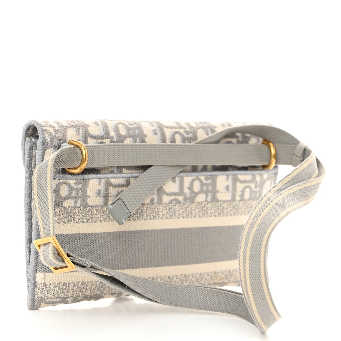 Oblique Saddle Belt Bag Grey