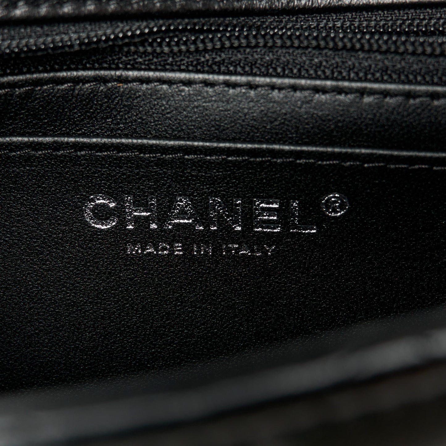 Lambskin Quilted Mini Top Handle Rectangular Flap So Black