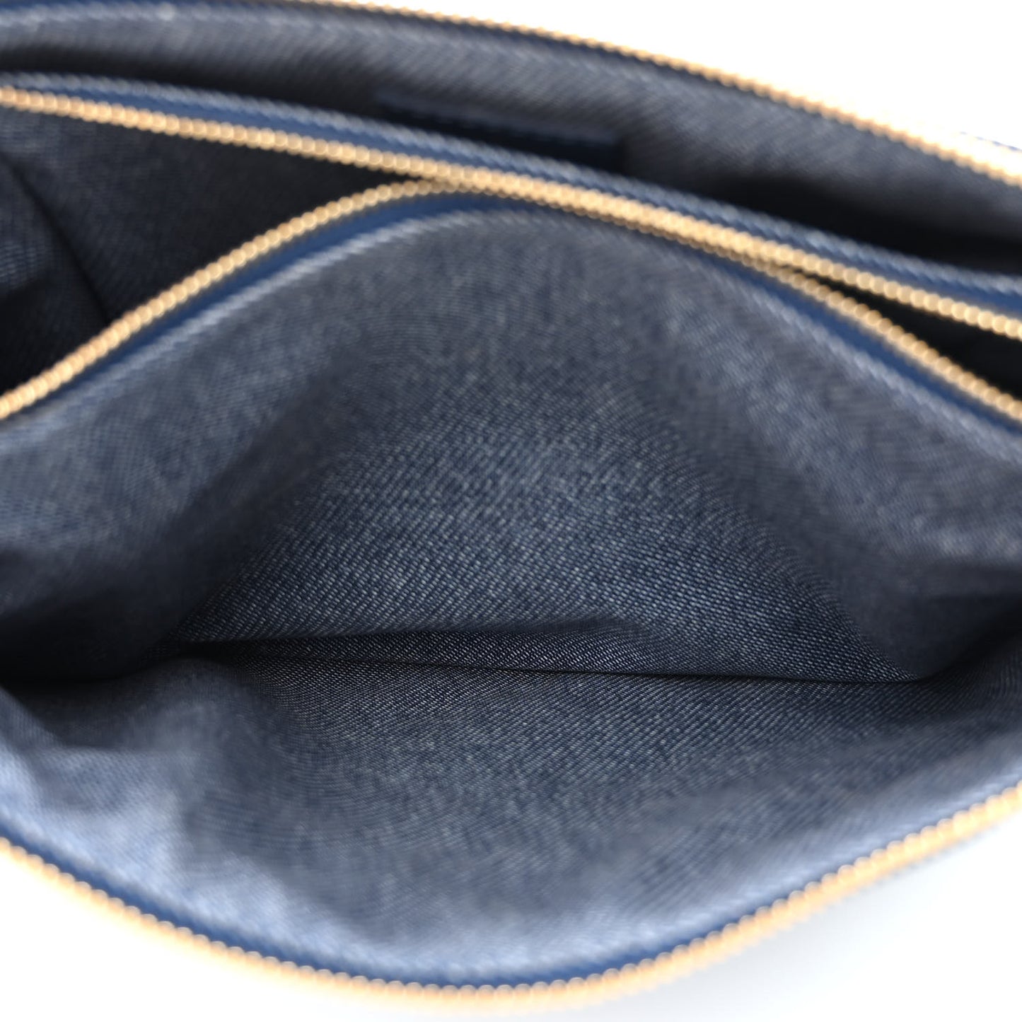 Lambskin Embossed Monogram Coussin PM Denim Blue