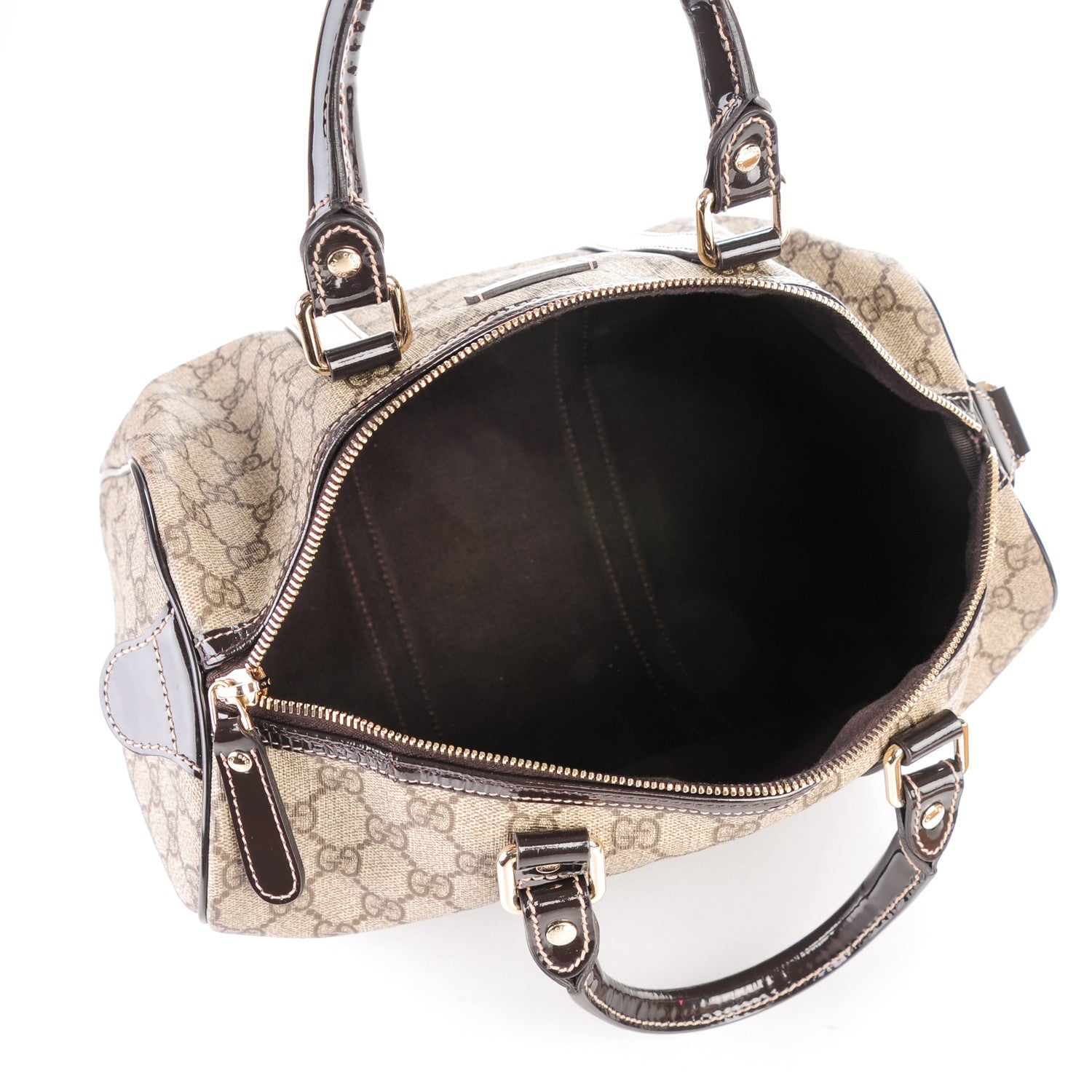 Gucci GG Plus Monogram Medium Joy Boston Dark Brown 5 of 7