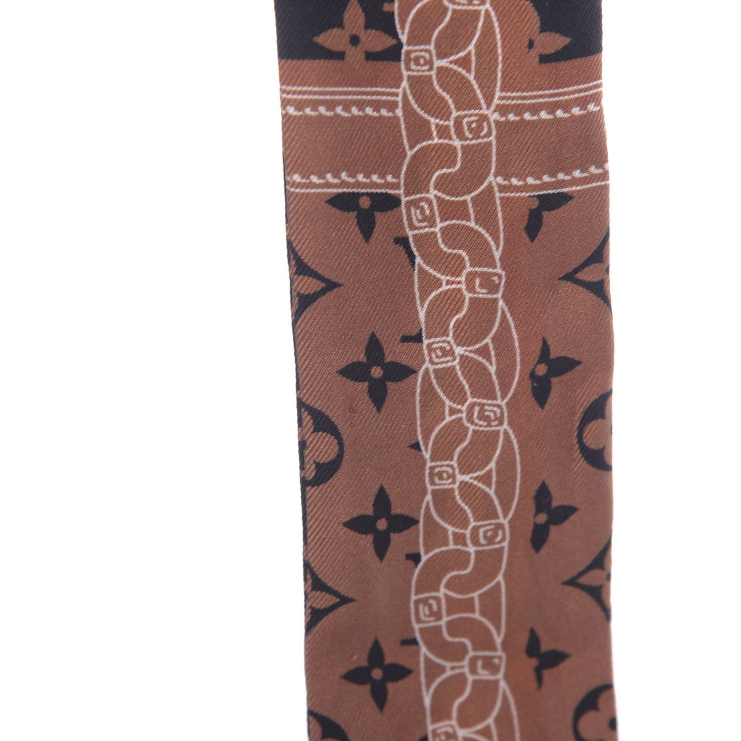 Silk Monogram Rising Confidential BB Bandeau Beige