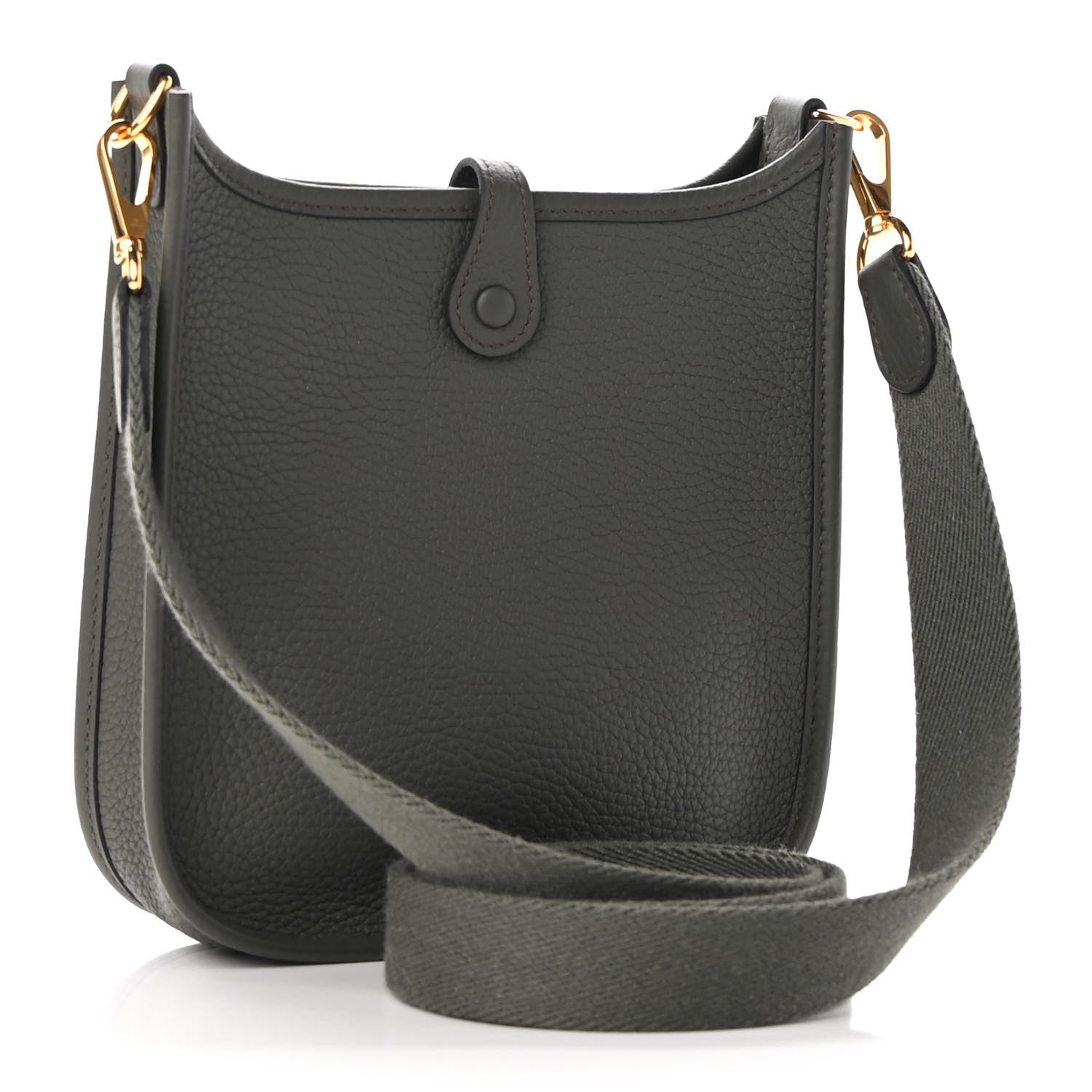 Hermes Taurillon Clemence Evelyne TPM Vert De Gris 3 of 10