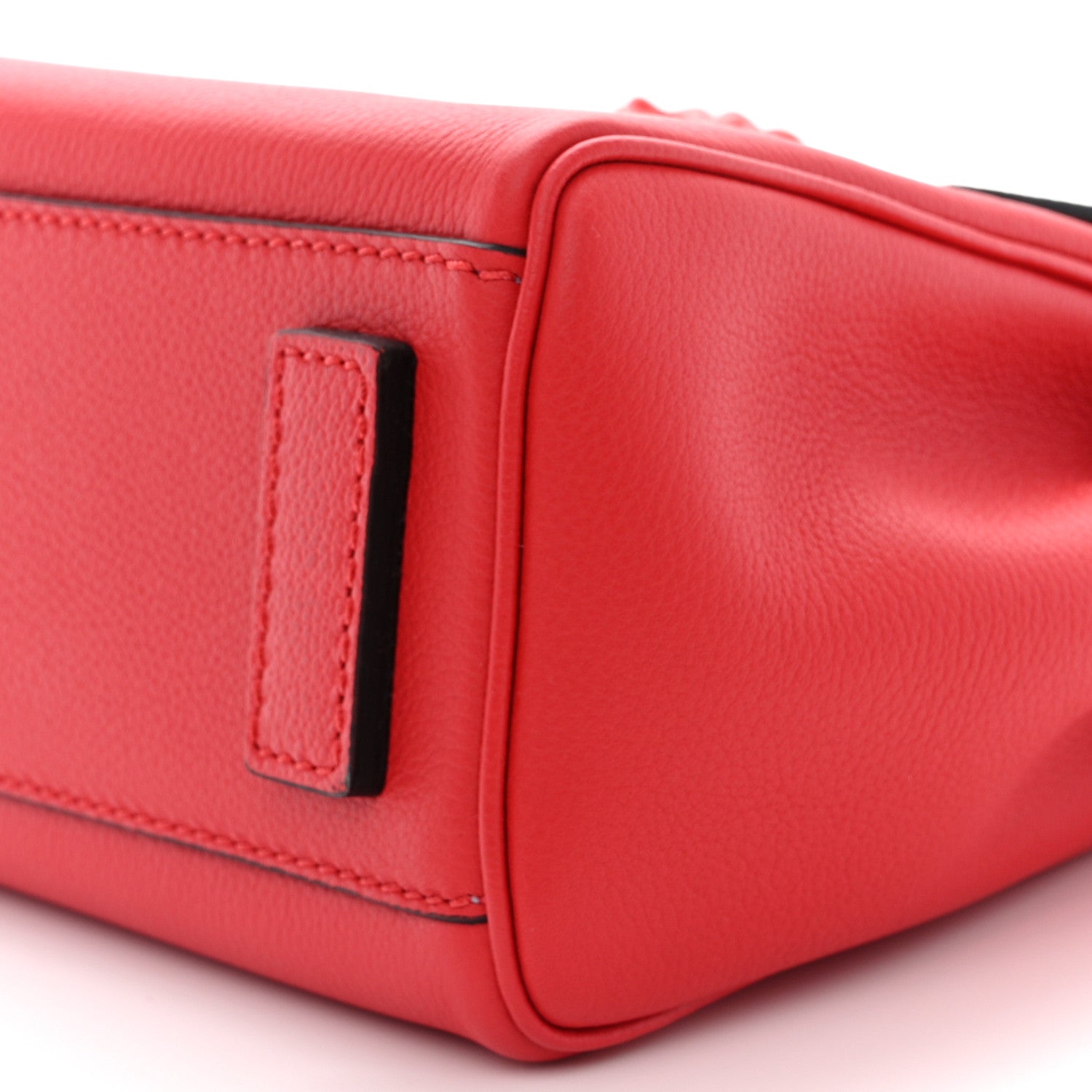 Versace Grained Calfskin Small La Medusa Top Handle Bag Red 9 of 10