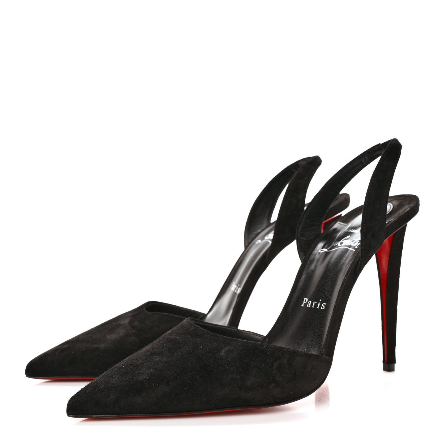 Veau Velours Astrid Sling 100 Pumps 40 Black