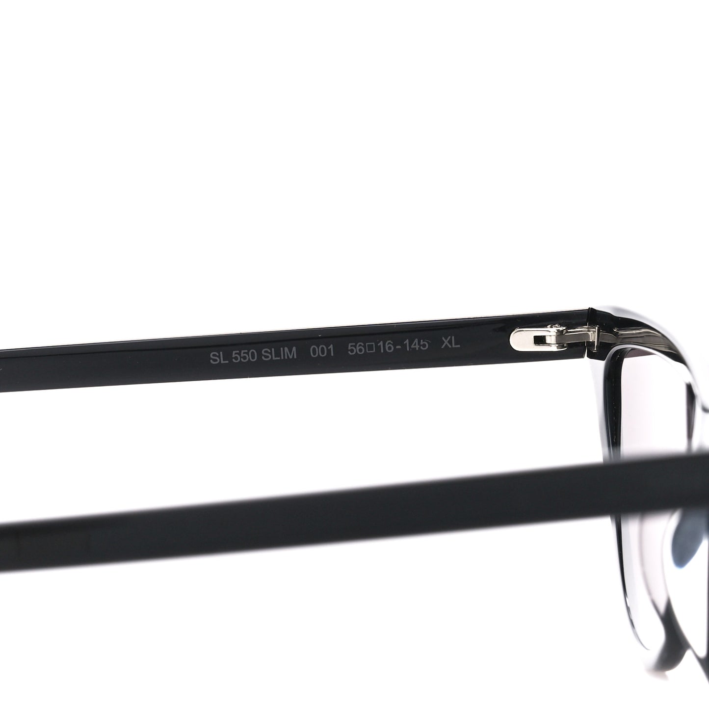 Acetate SL 550 Slim Cat Eye Sunglasses Black