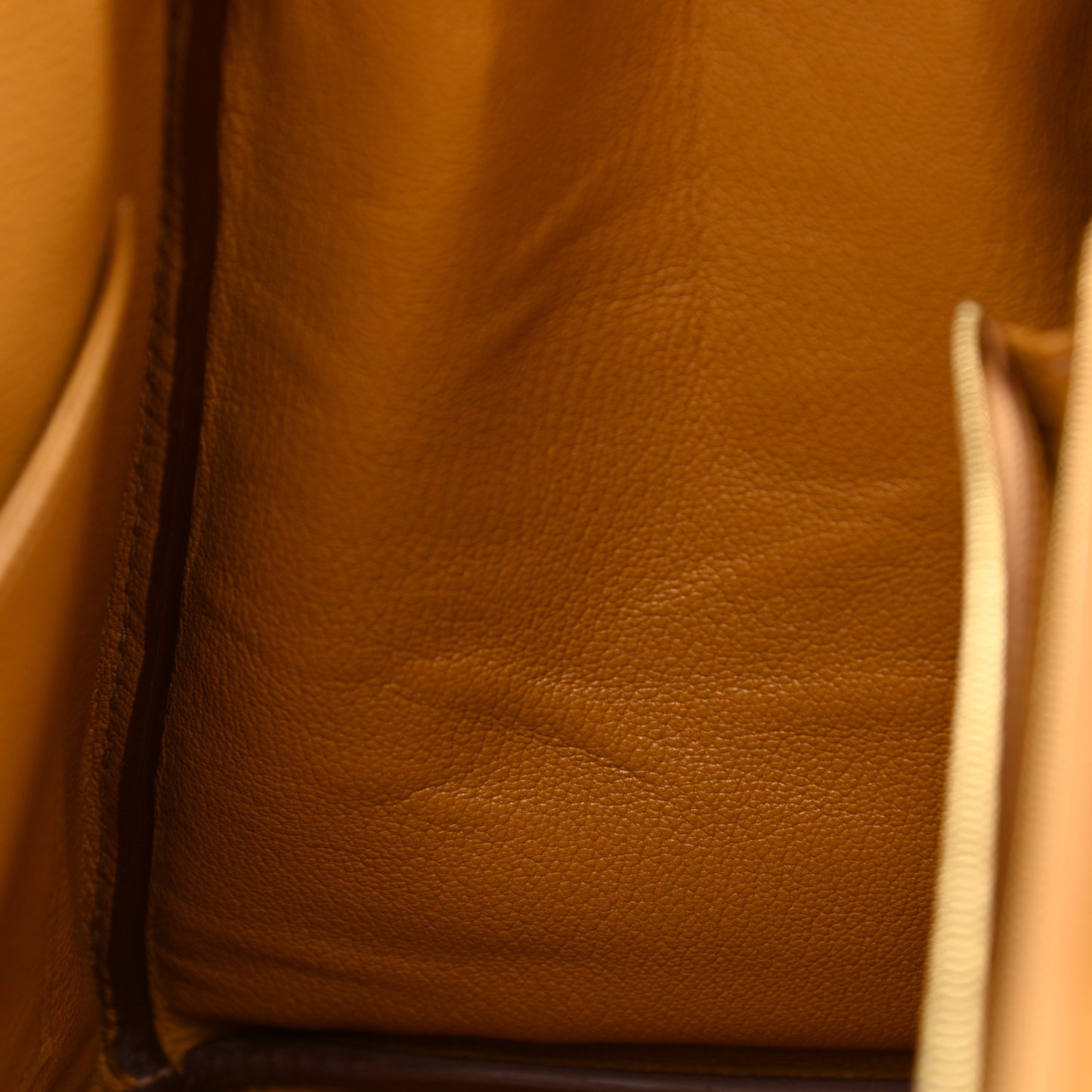 Ostrich Shiny Alligator Birkin Touch 30 Saffron