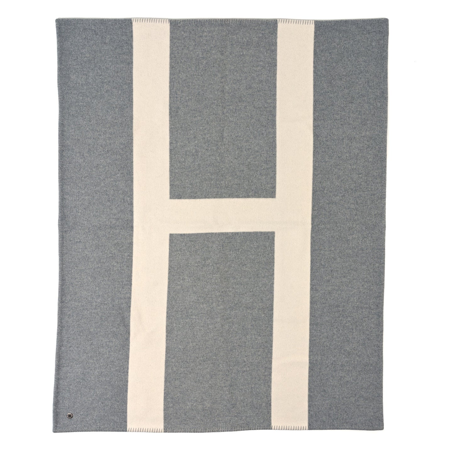Wool Cashmere Avoine Blanket Craie Gris