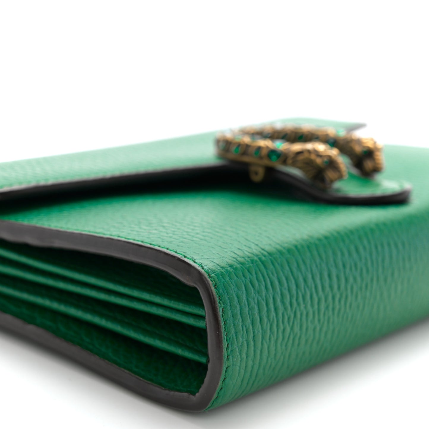 Calfskin Mini Dionysus Chain Wallet Emerald