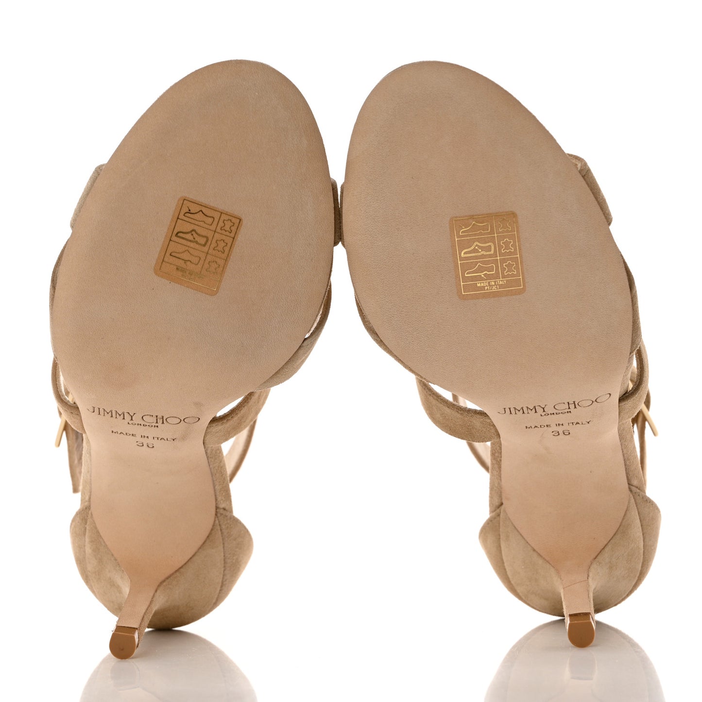 Suede Louise Crisscross Sandals 36 Warm Nude