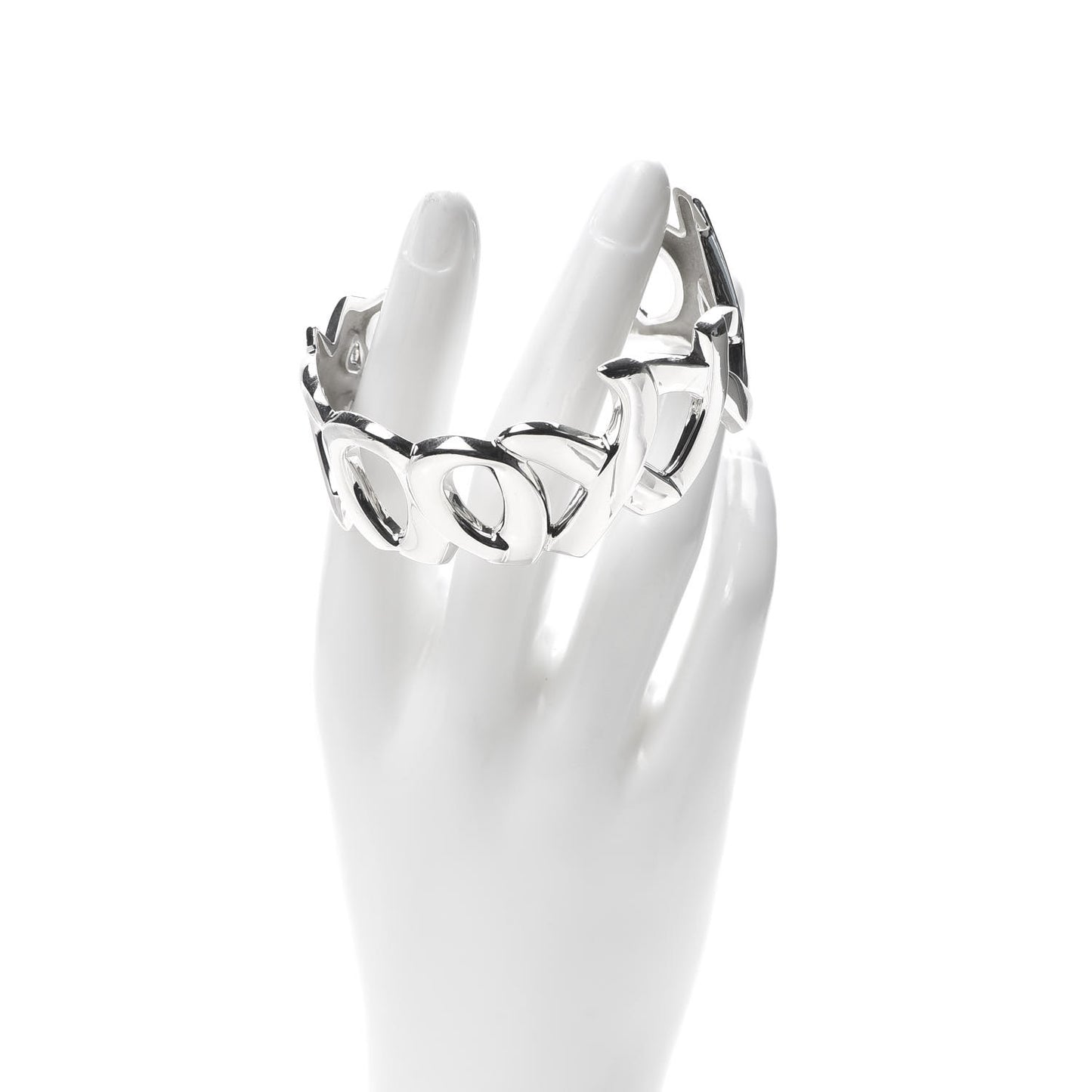 Sterling Silver Paloma's Graffiti Love & Kisses Cuff Bracelet