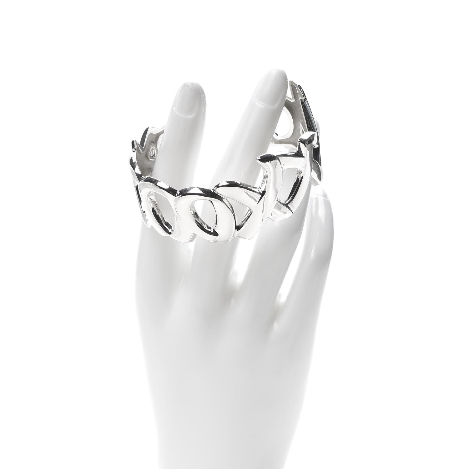 Tiffany Sterling Silver Paloma's Graffiti Love & Kisses Cuff Bracelet 2 of 4