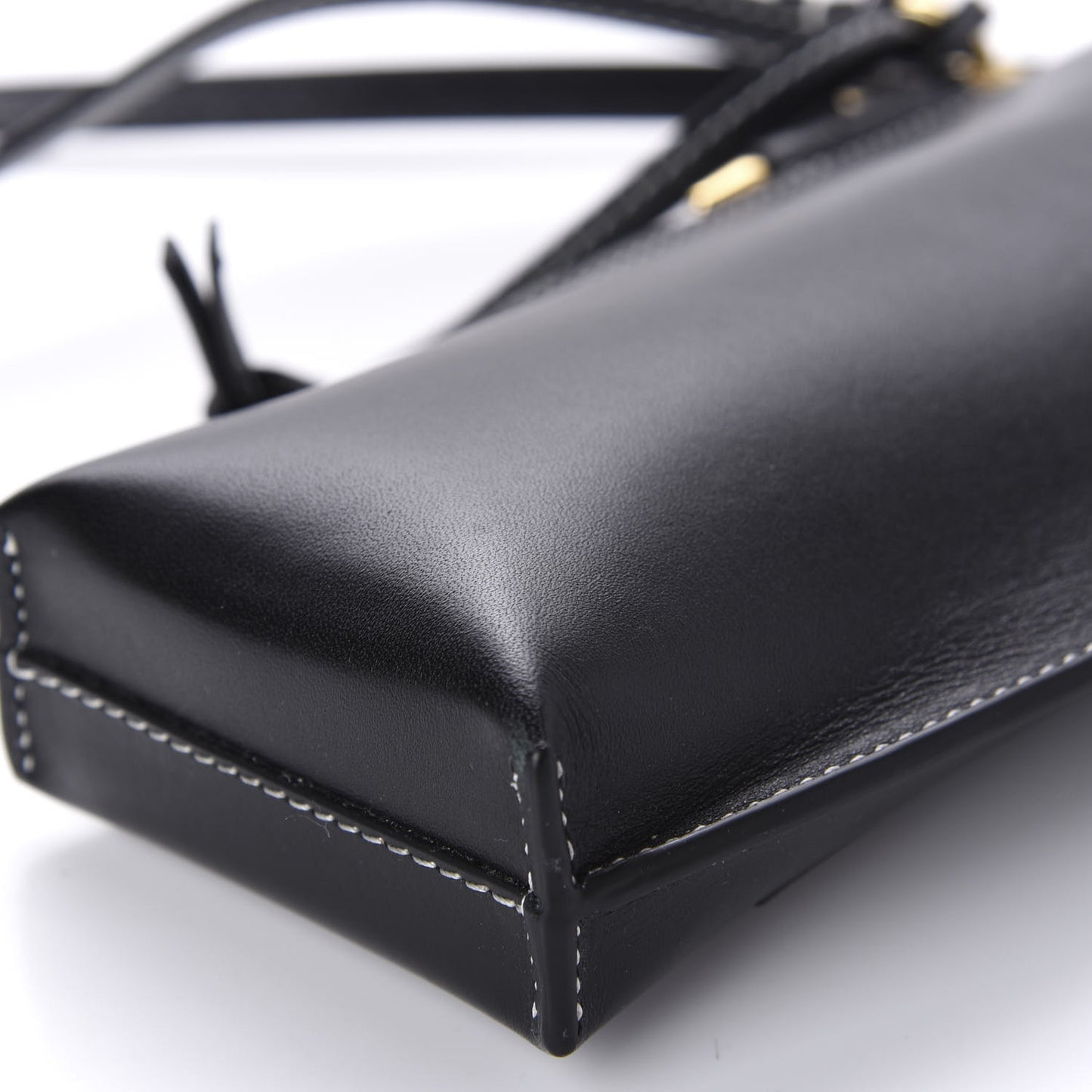 Smooth Calfskin Mini Gate Pocket Black