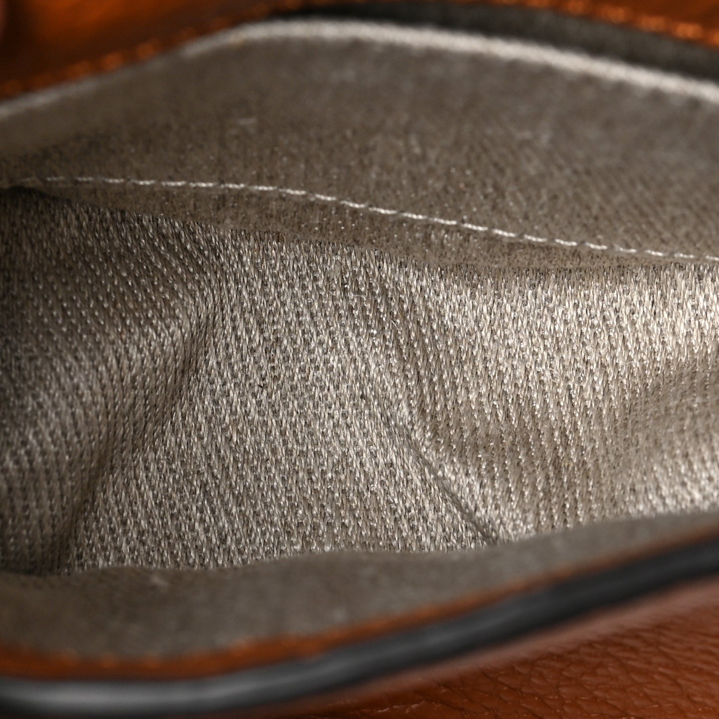 Calfskin Nano Marcie Saddle Bag Tan