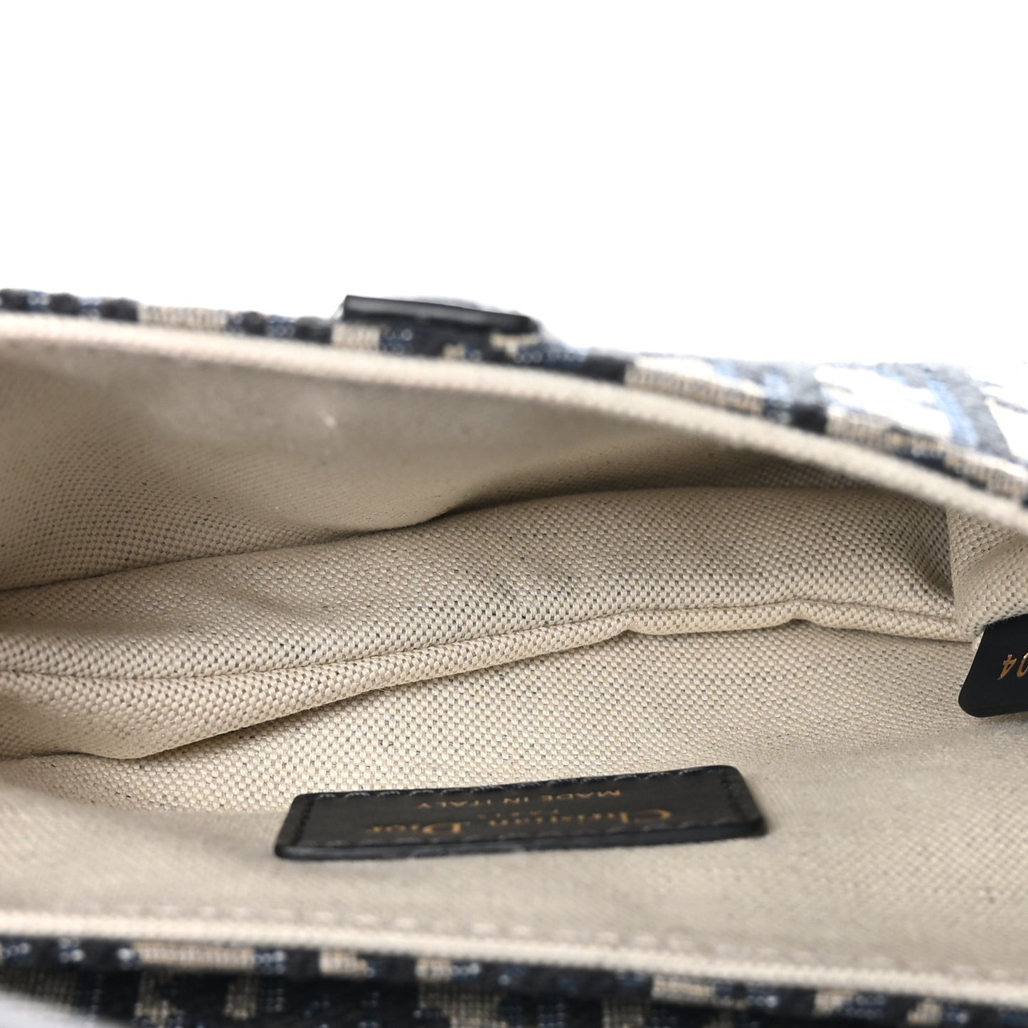 Oblique Mini Saddle Bag With Strap Blue