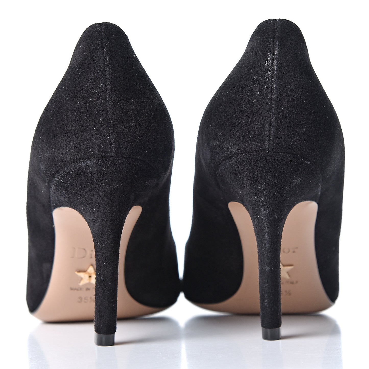 Suede Pumps 35.5 Black