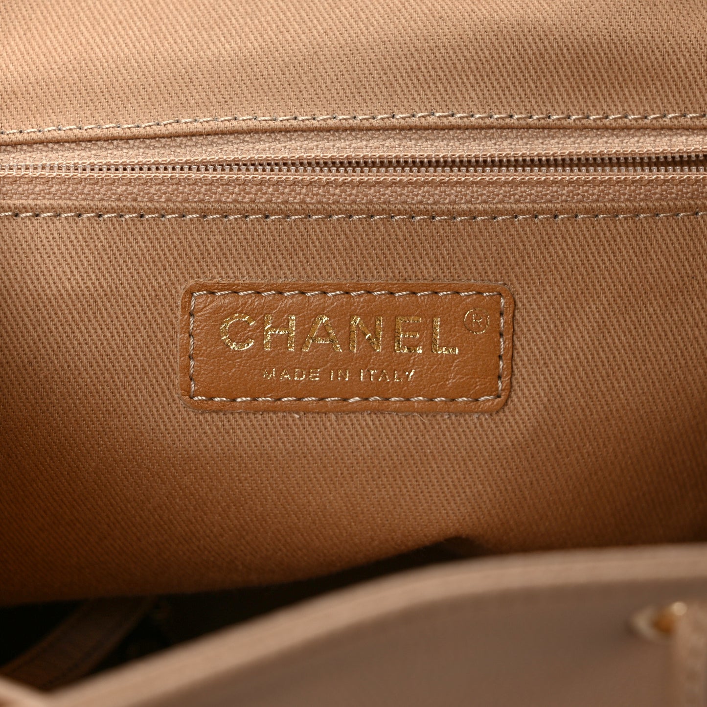 Caviar Quilted Business Affinity Backpack Beige