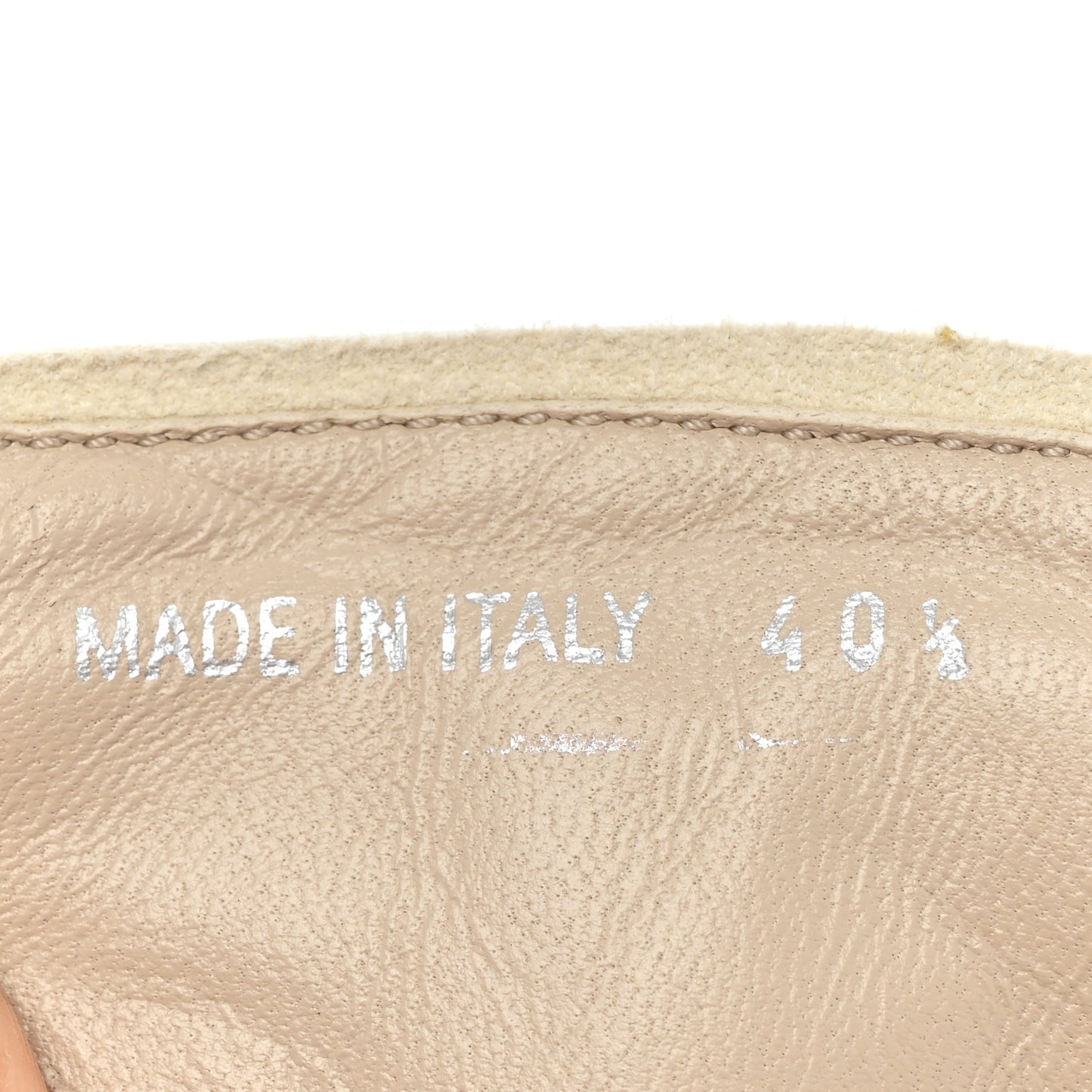 Calfskin Logo Espadrilles 40.5