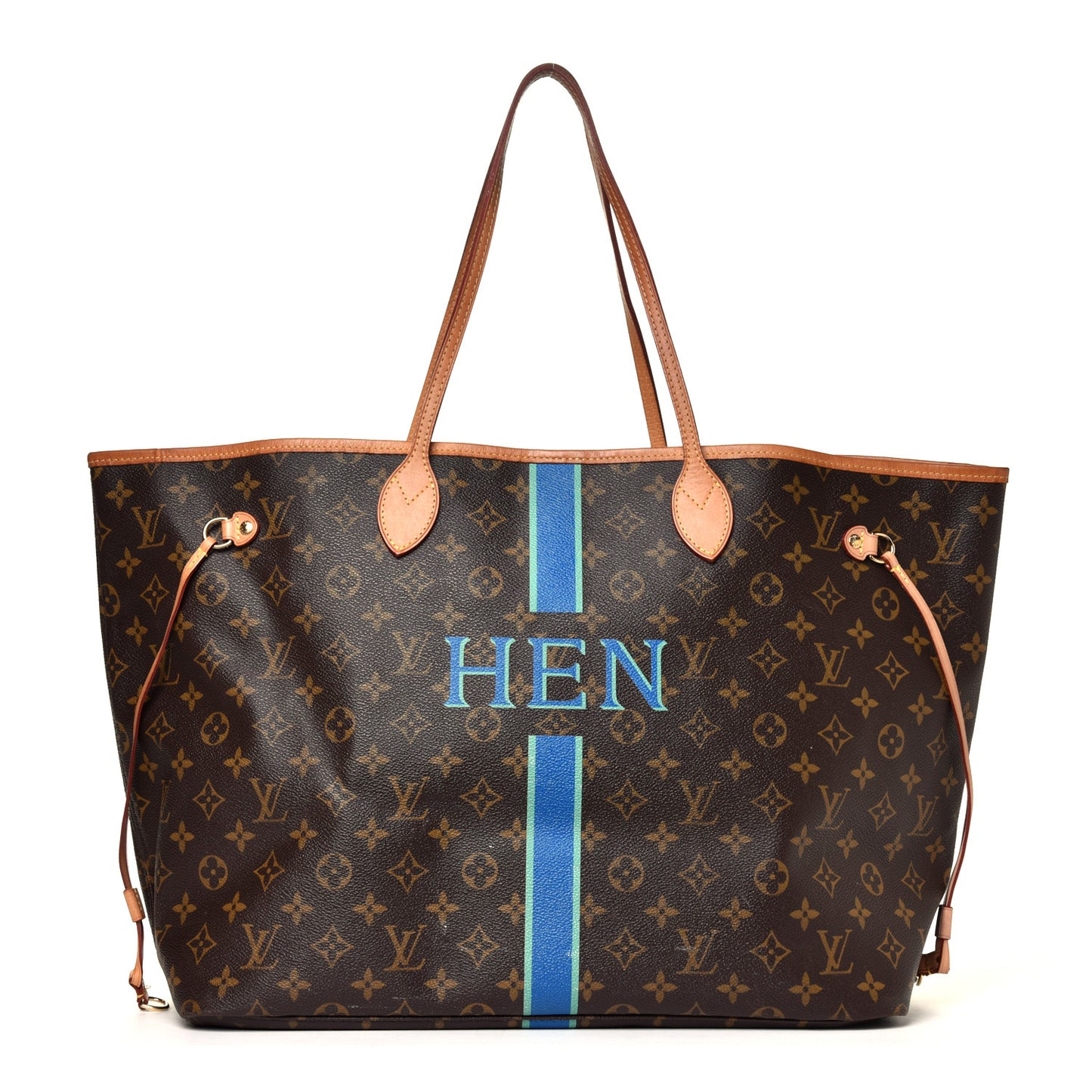 Monogram My LV Heritage Neverfull GM Bleu de France Vert Clair