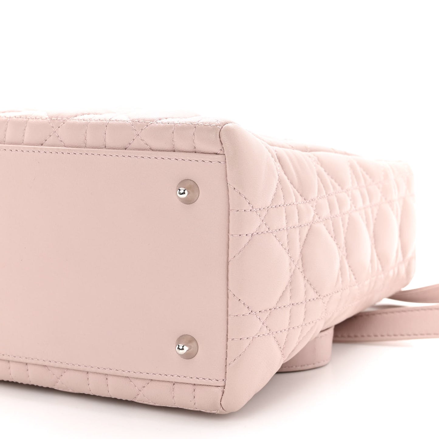 Lambskin Cannage Medium Lady Dior Light Pink
