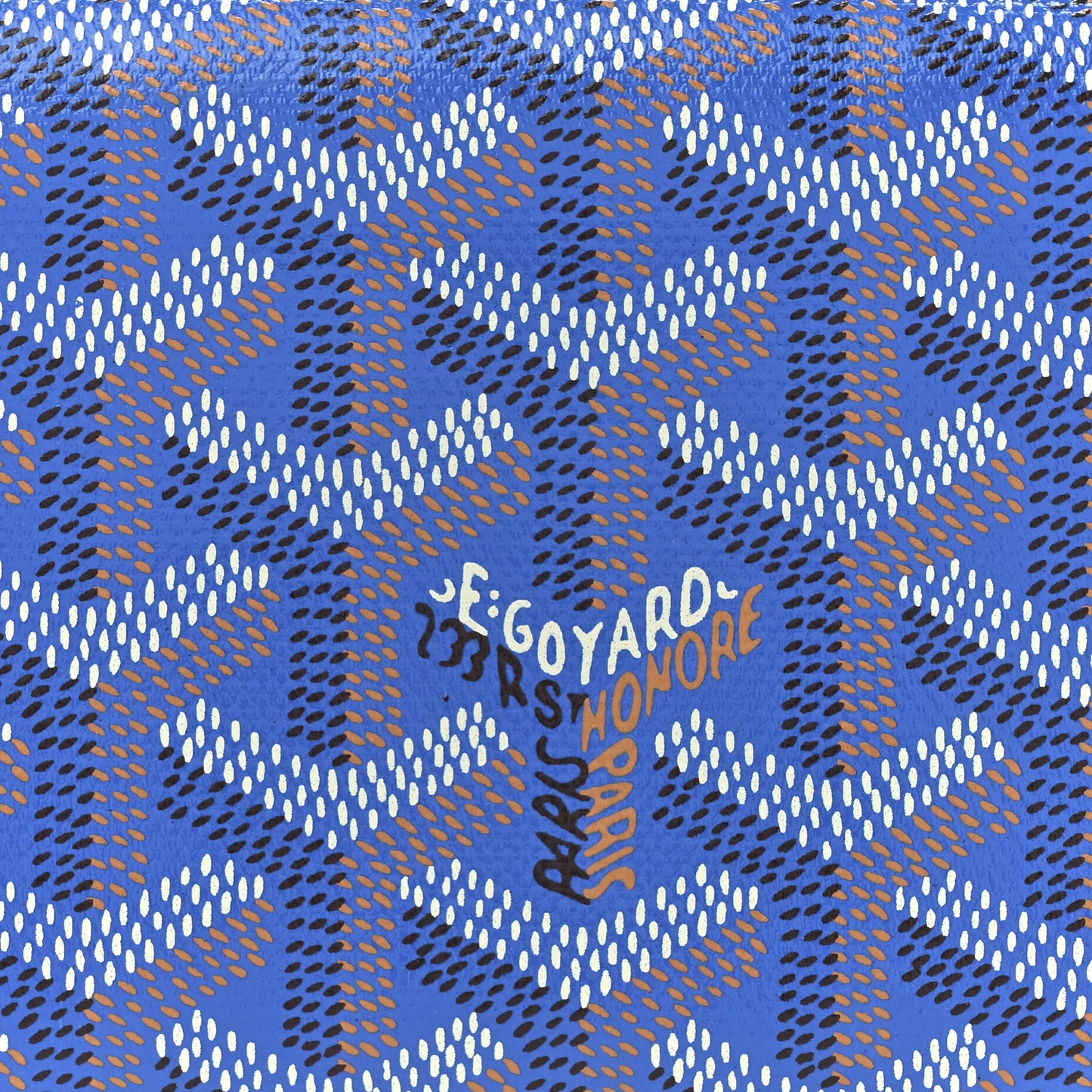 Goyardine Varenne Continental Wallet Sky Blue