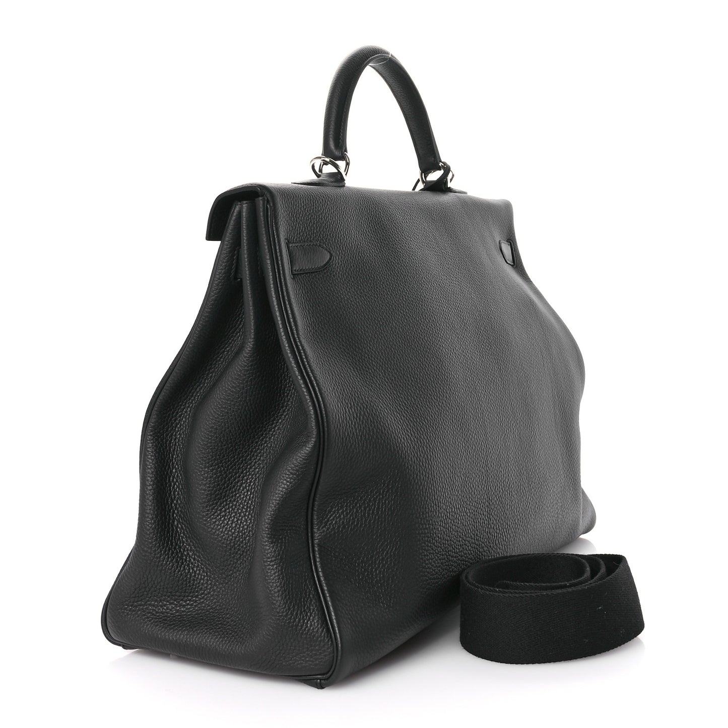 Taurillon Clemence Voyage Kelly 50 Black
