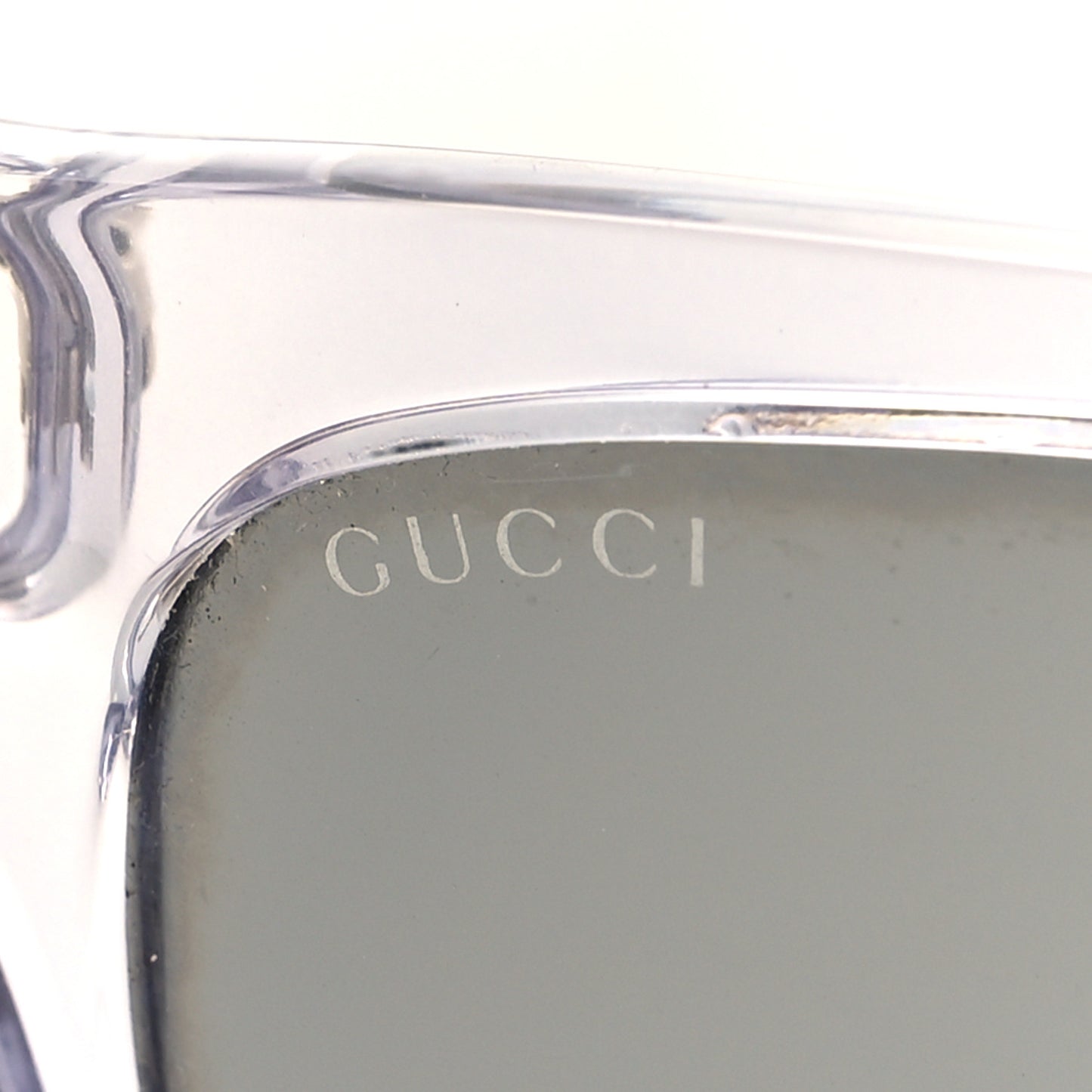 GG Bio-Based Frame Rectangle Web Sunglasses 3709/S Grey